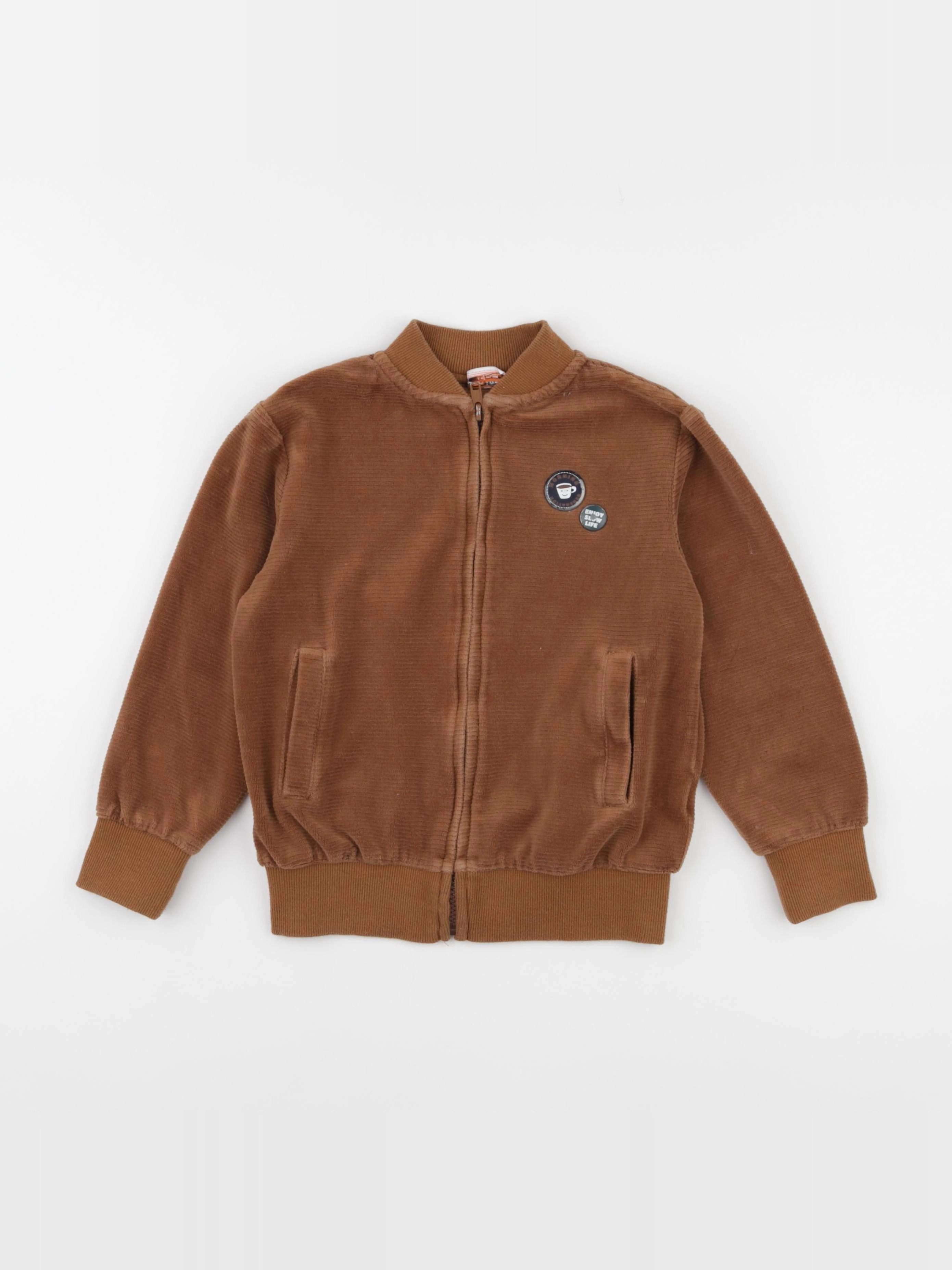 Tape à l'oeil - sweat marron - 6 ans