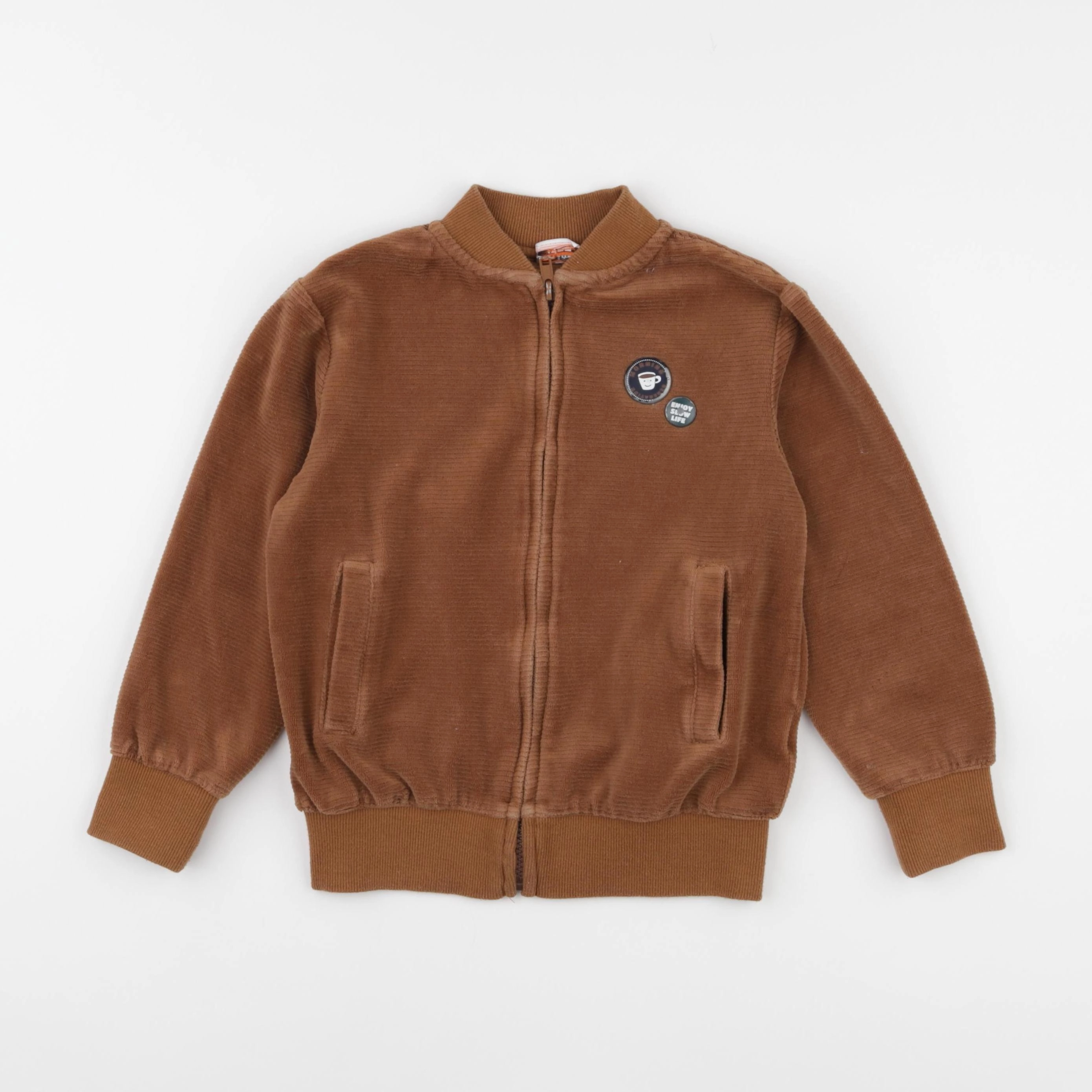 Tape à l'oeil - sweat marron - 6 ans