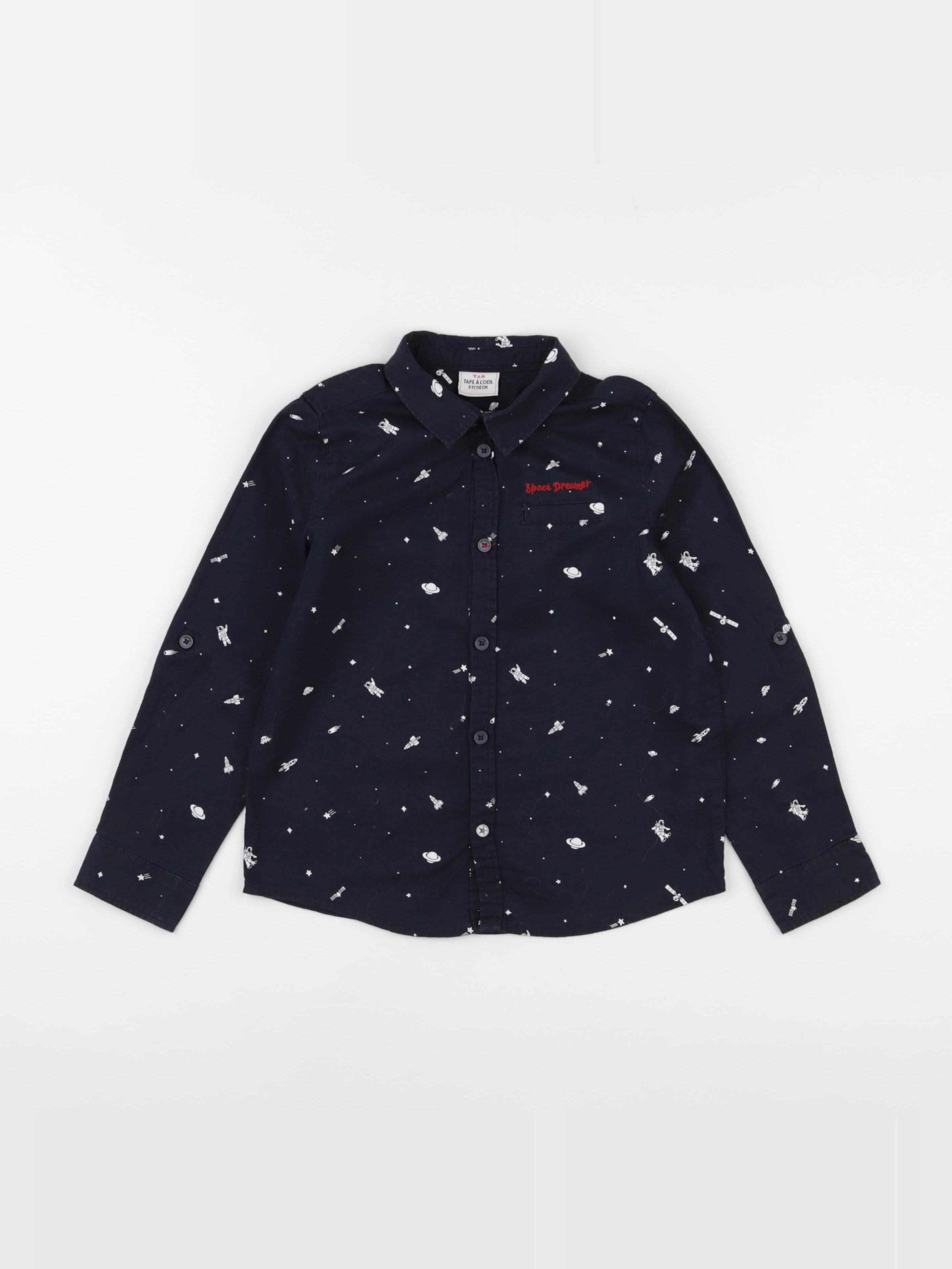 Vertbaudet - chemise bleu - 5 ans