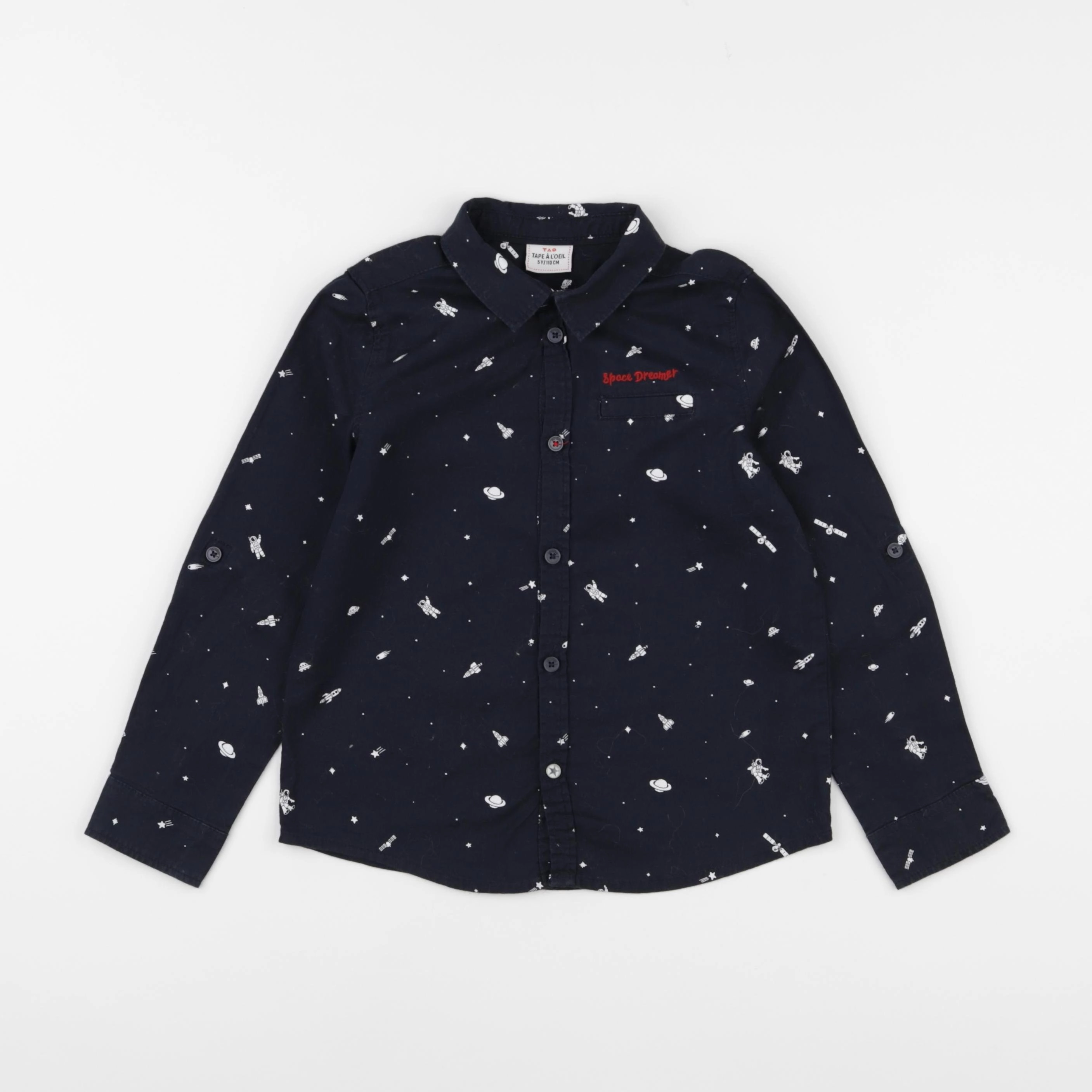 Vertbaudet - chemise bleu - 5 ans
