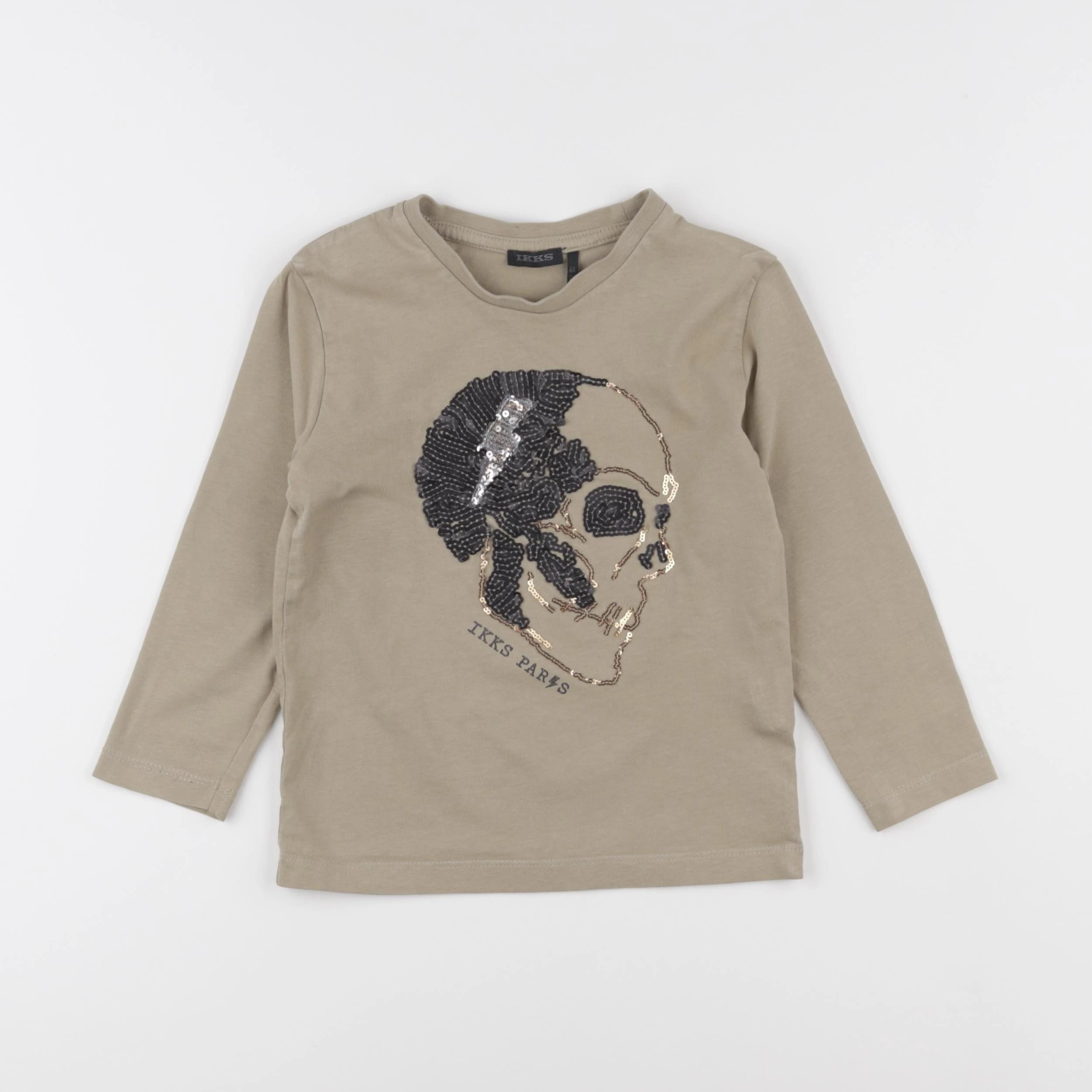 IKKS - tee-shirt beige - 4 ans