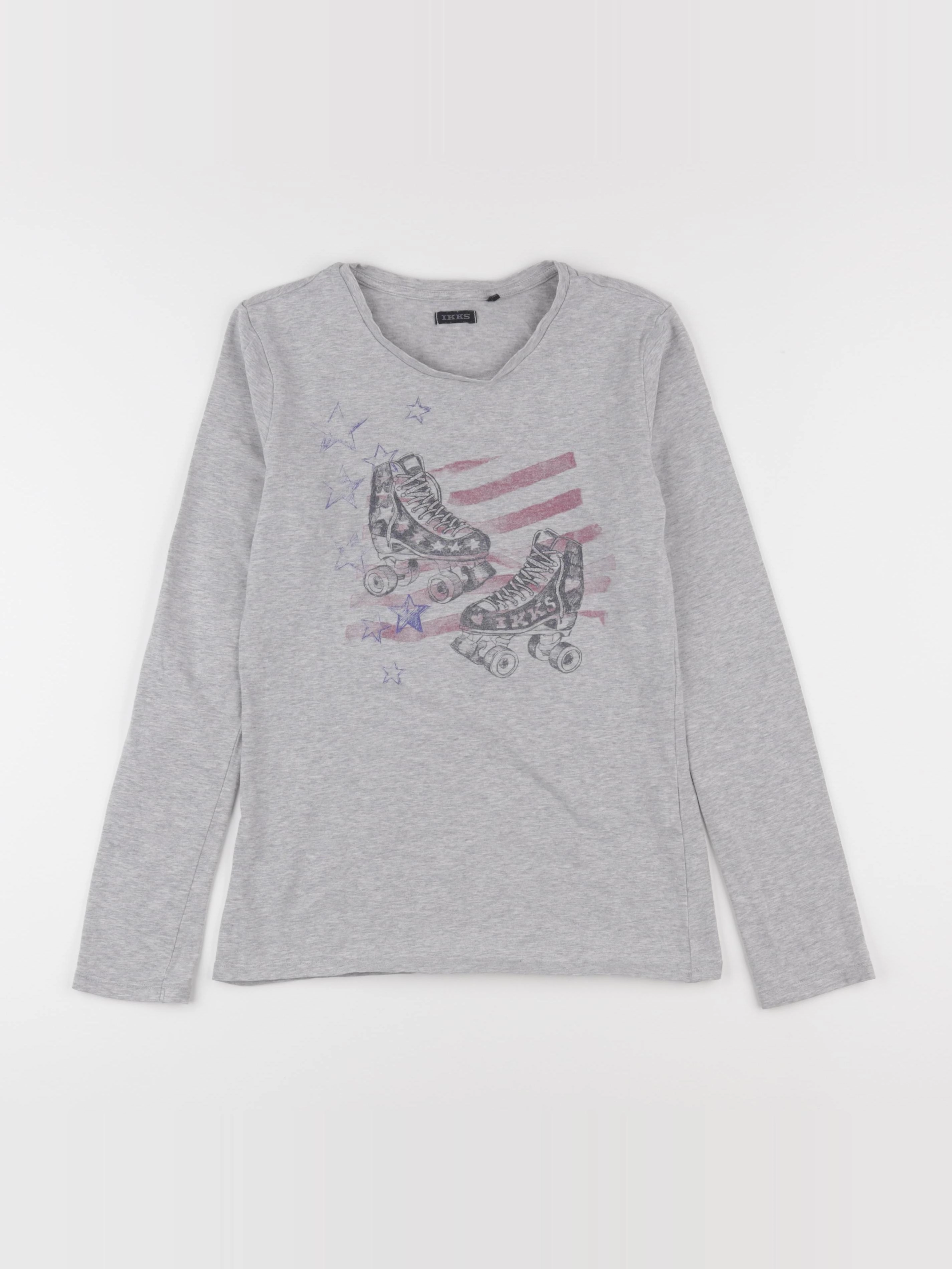 IKKS - tee-shirt gris - 14 ans
