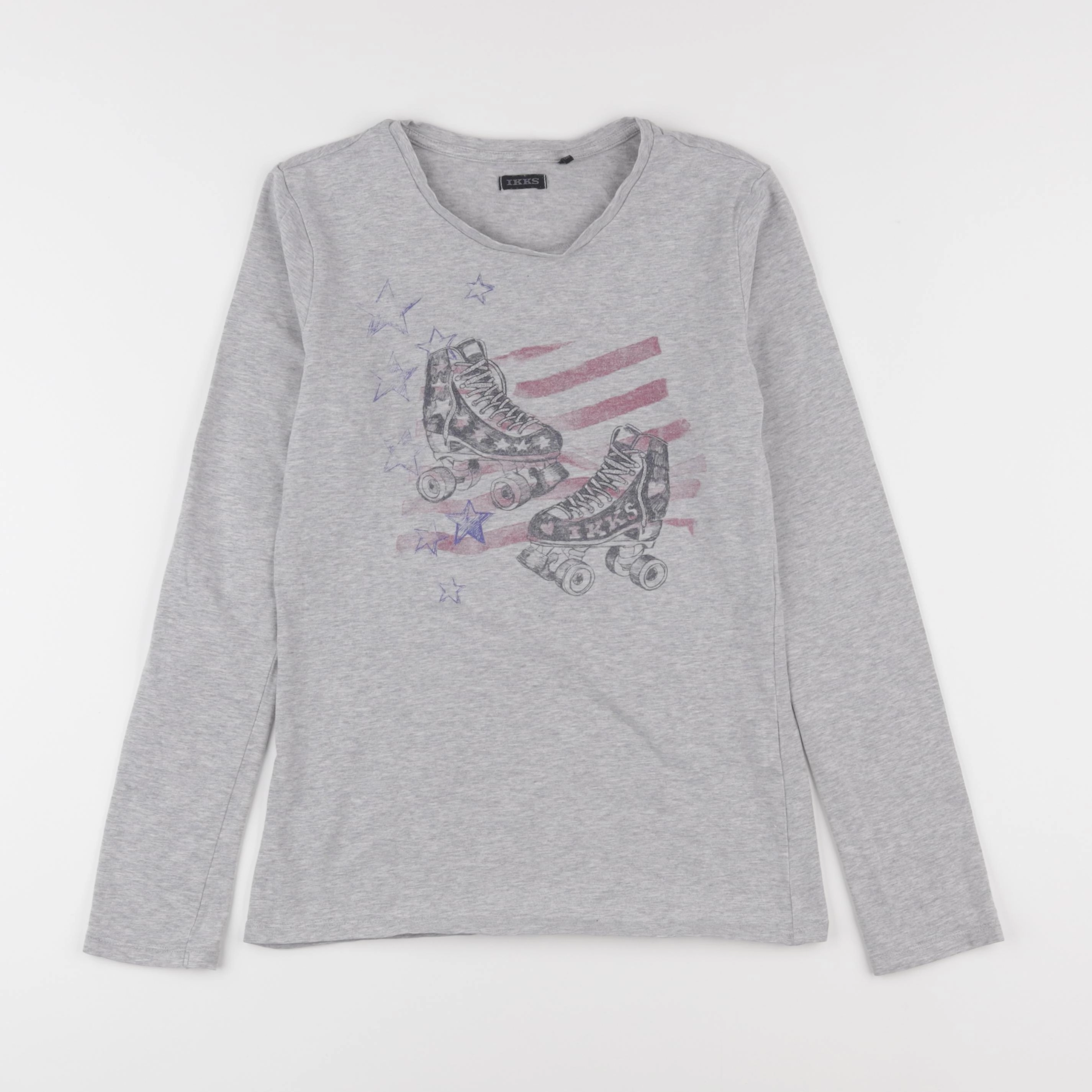 IKKS - tee-shirt gris - 14 ans