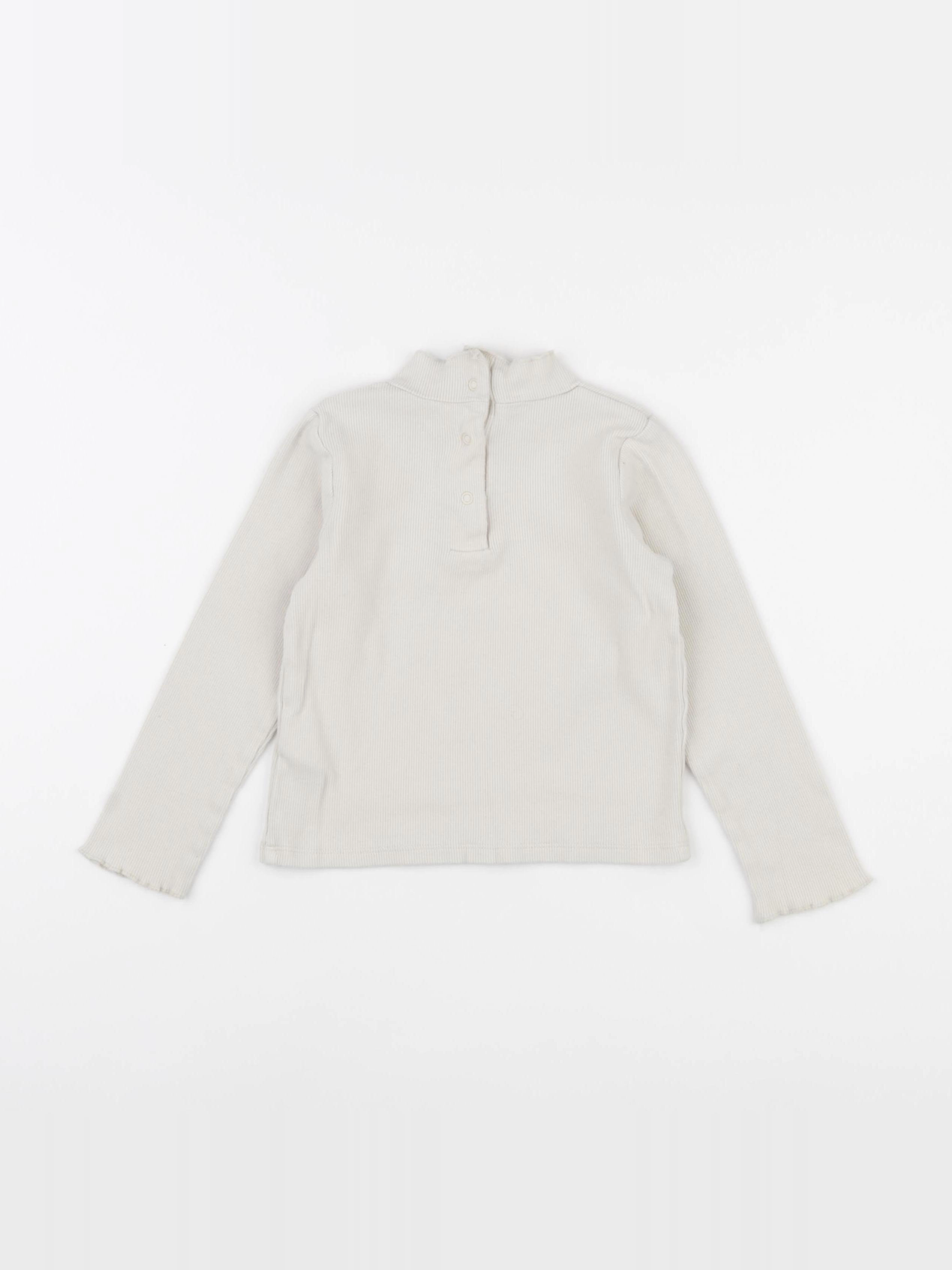 Vertbaudet - sous-pull beige - 3 ans