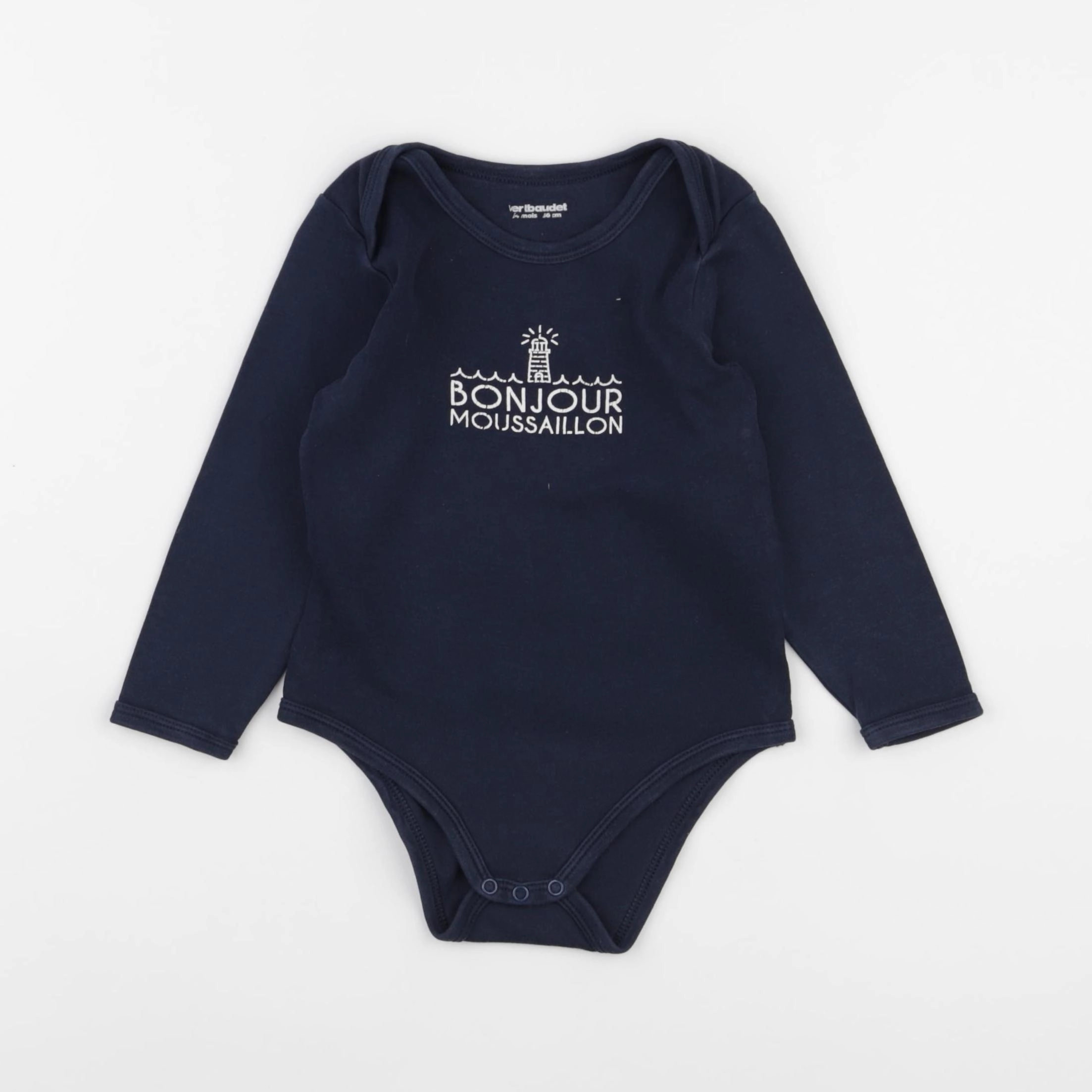 Vertbaudet - body bleu - 24 mois