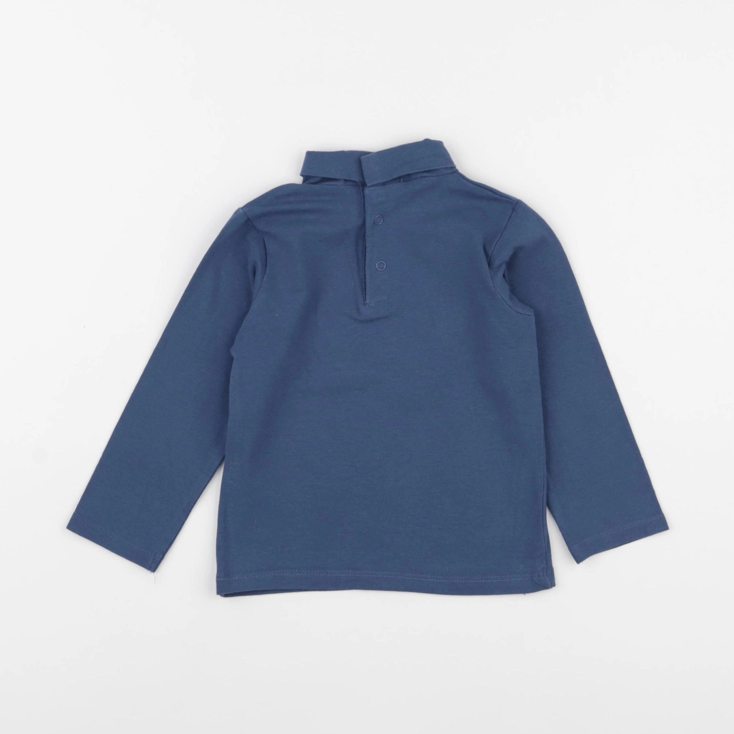 Vertbaudet - sous-pull bleu - 24 mois