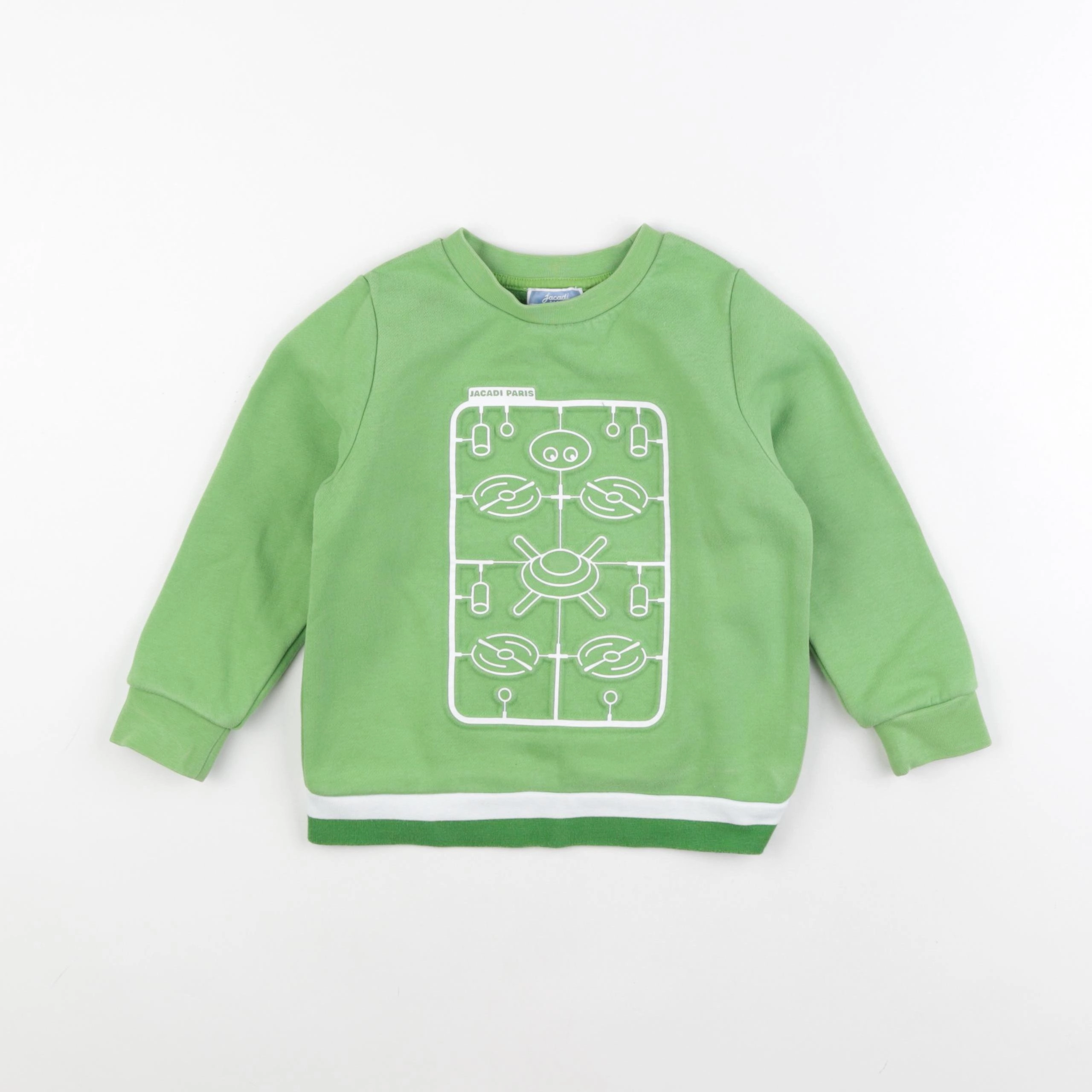 Jacadi - sweat vert - 4 ans