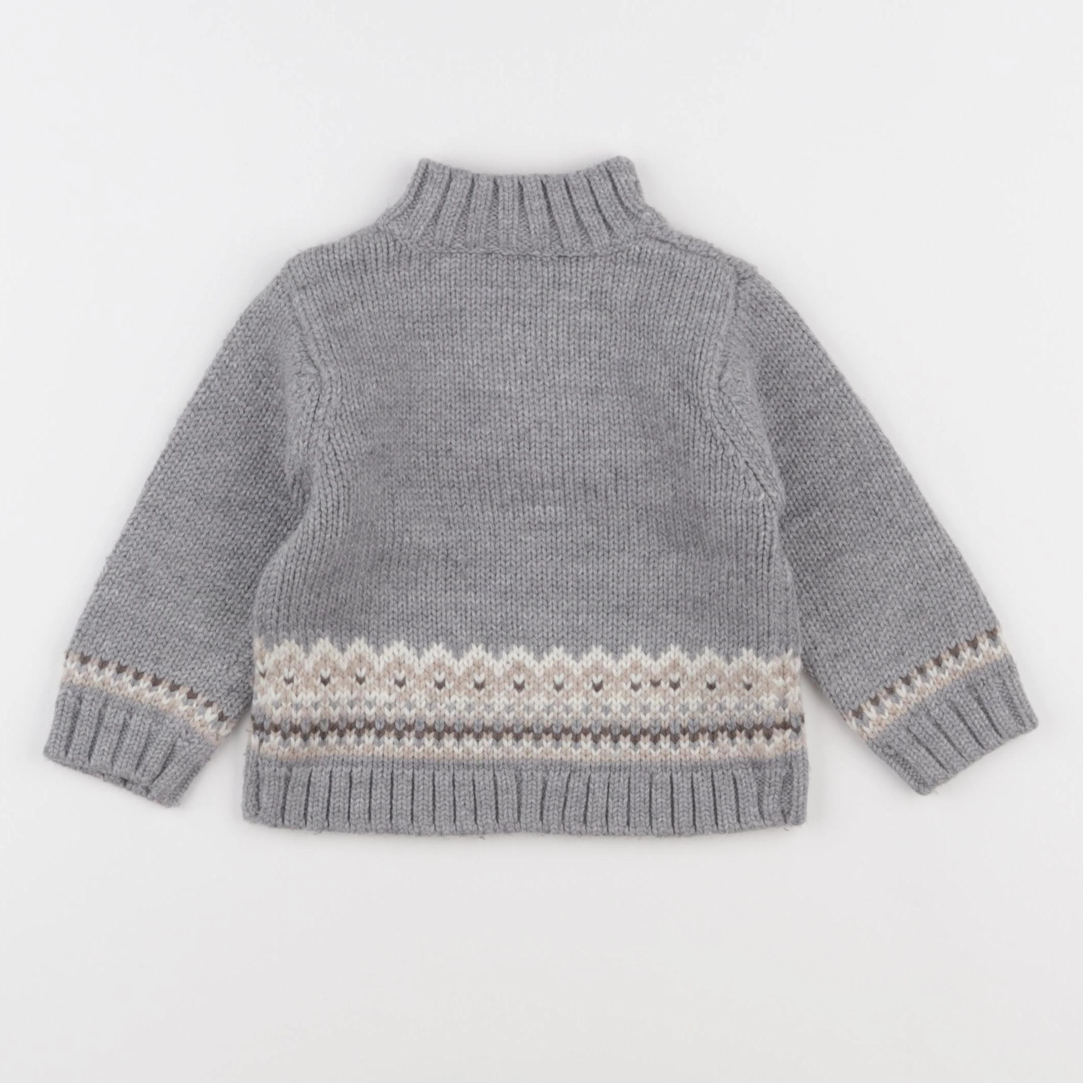 Jacadi - pull gris - 18 mois