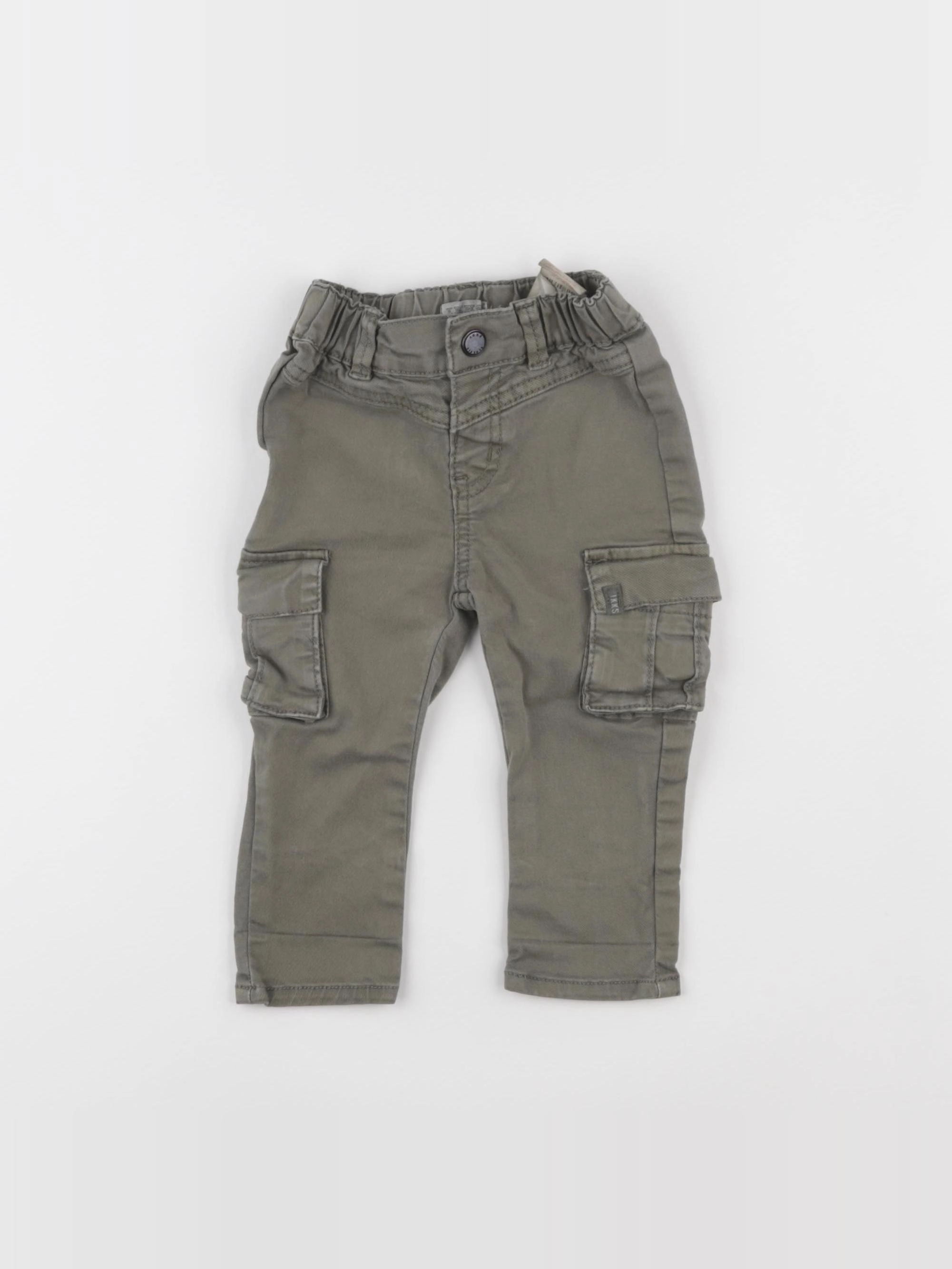 IKKS - pantalon vert - 12 mois