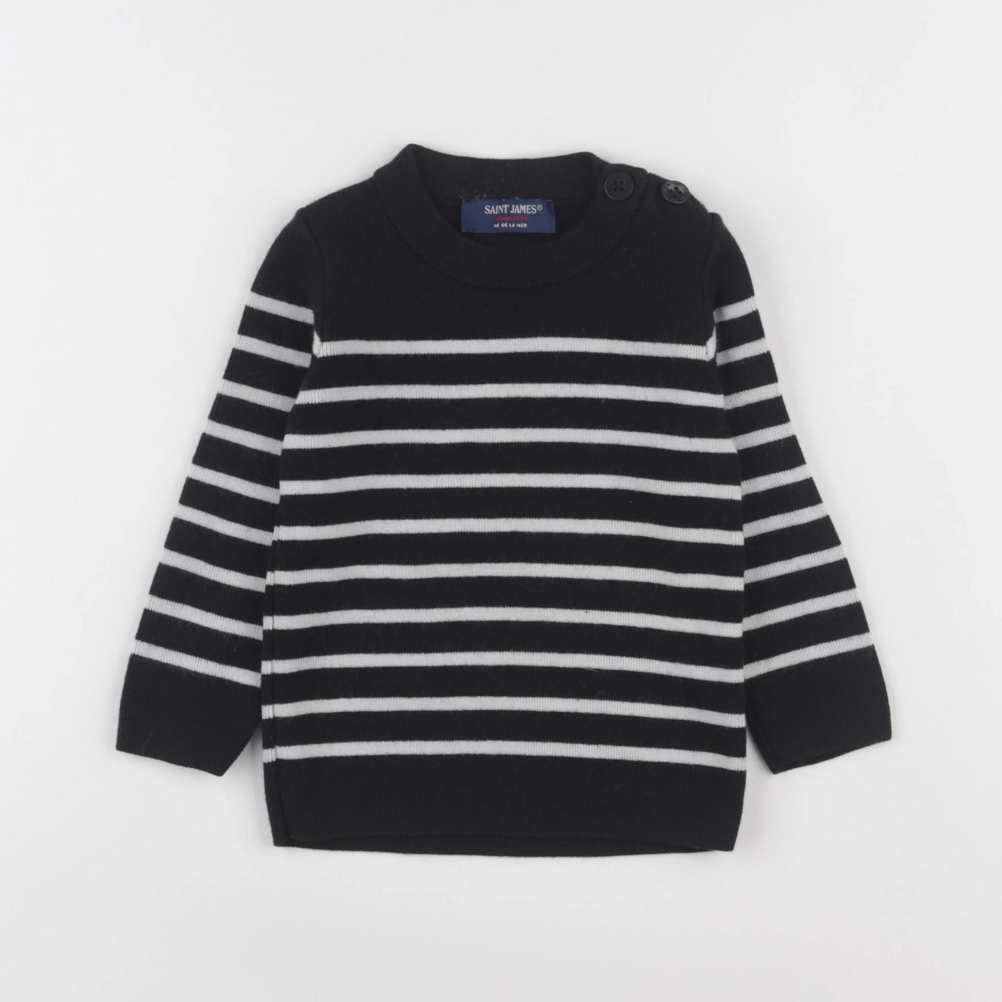 Saint James - pull bleu - 18 mois