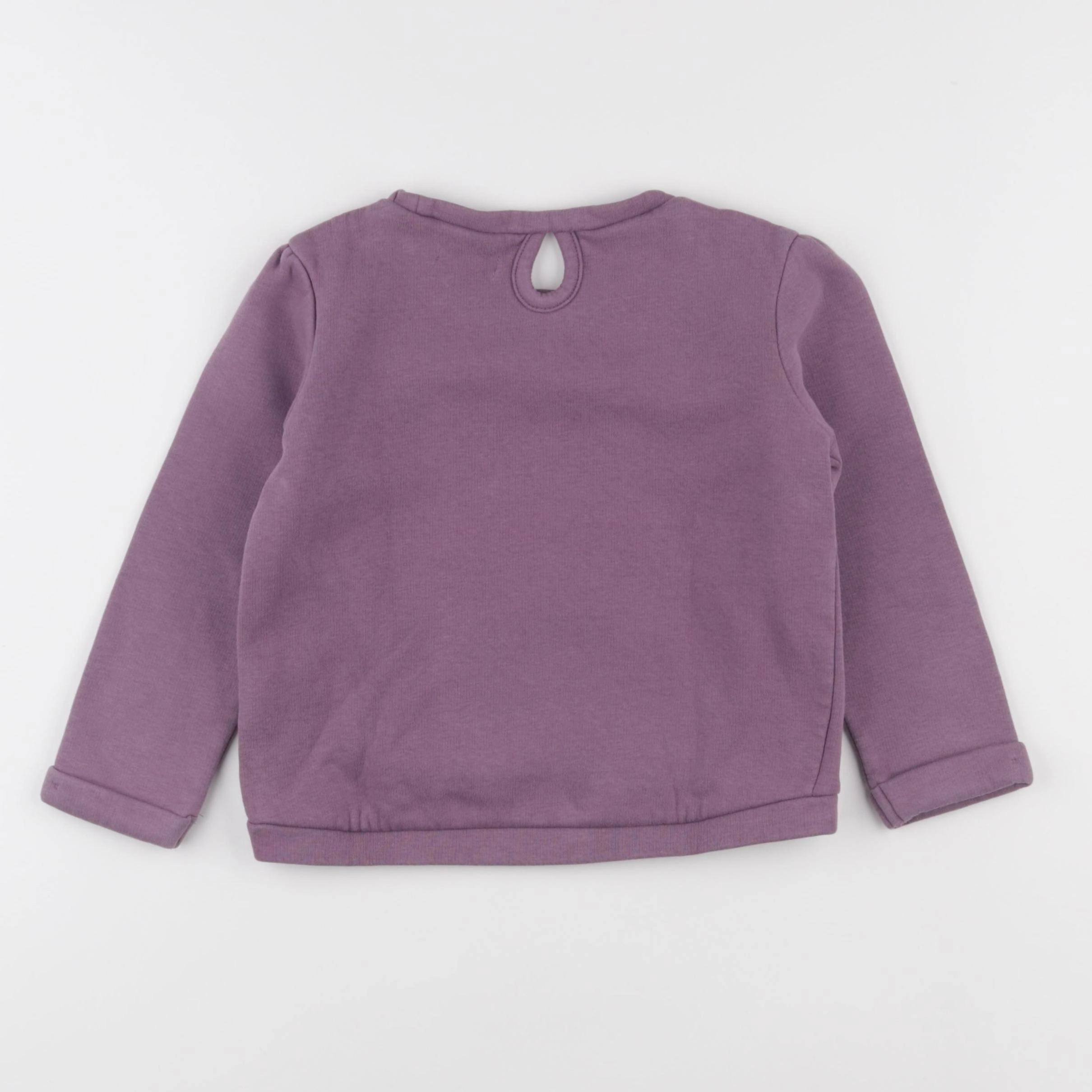 Vertbaudet - sweat violet - 4 ans