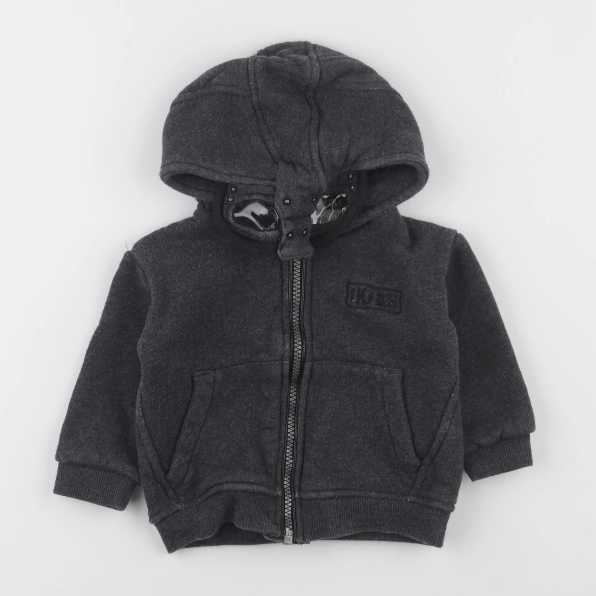 IKKS - sweat gris - 12 mois