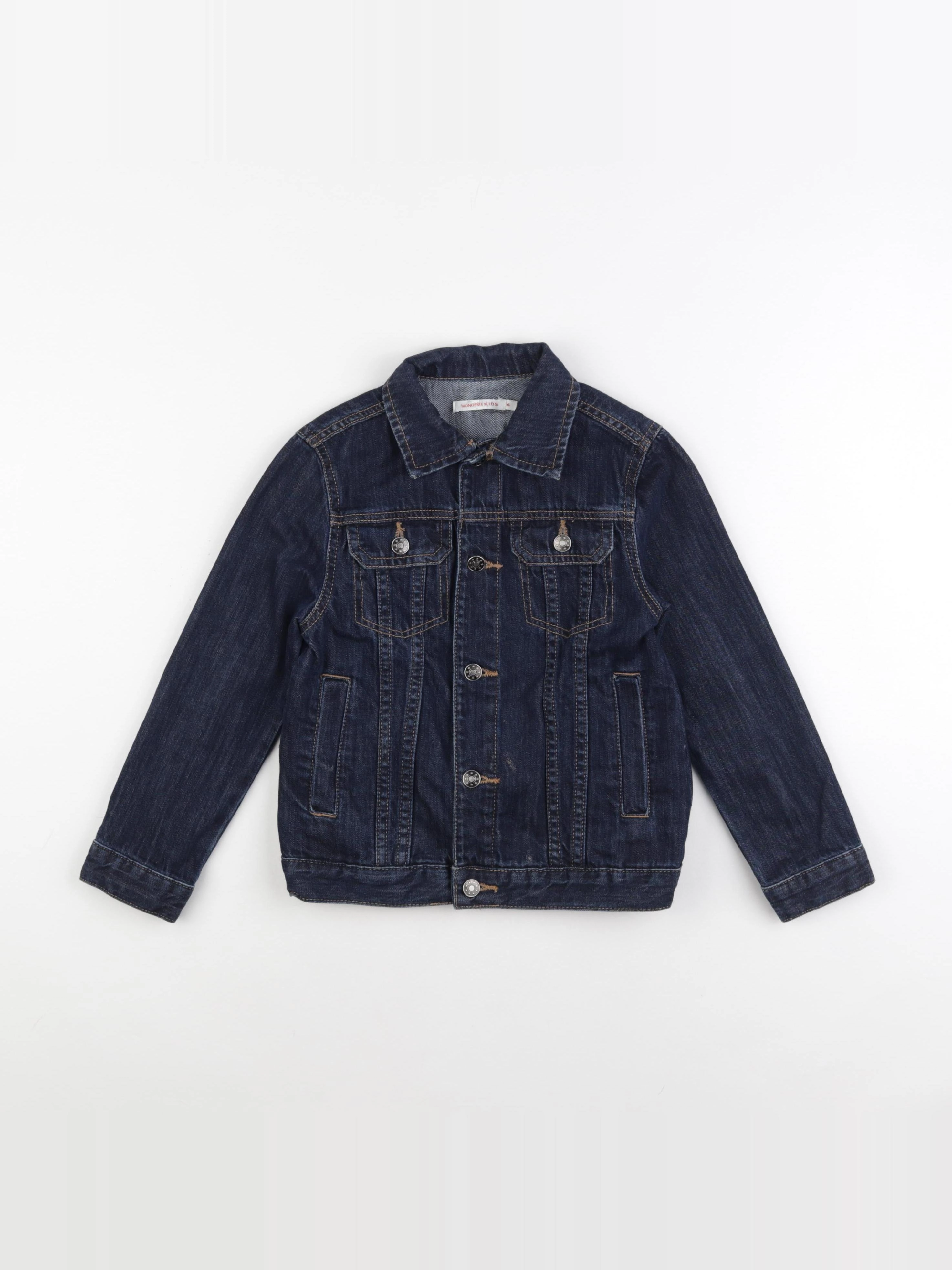 Monoprix - veste bleu - 6 ans