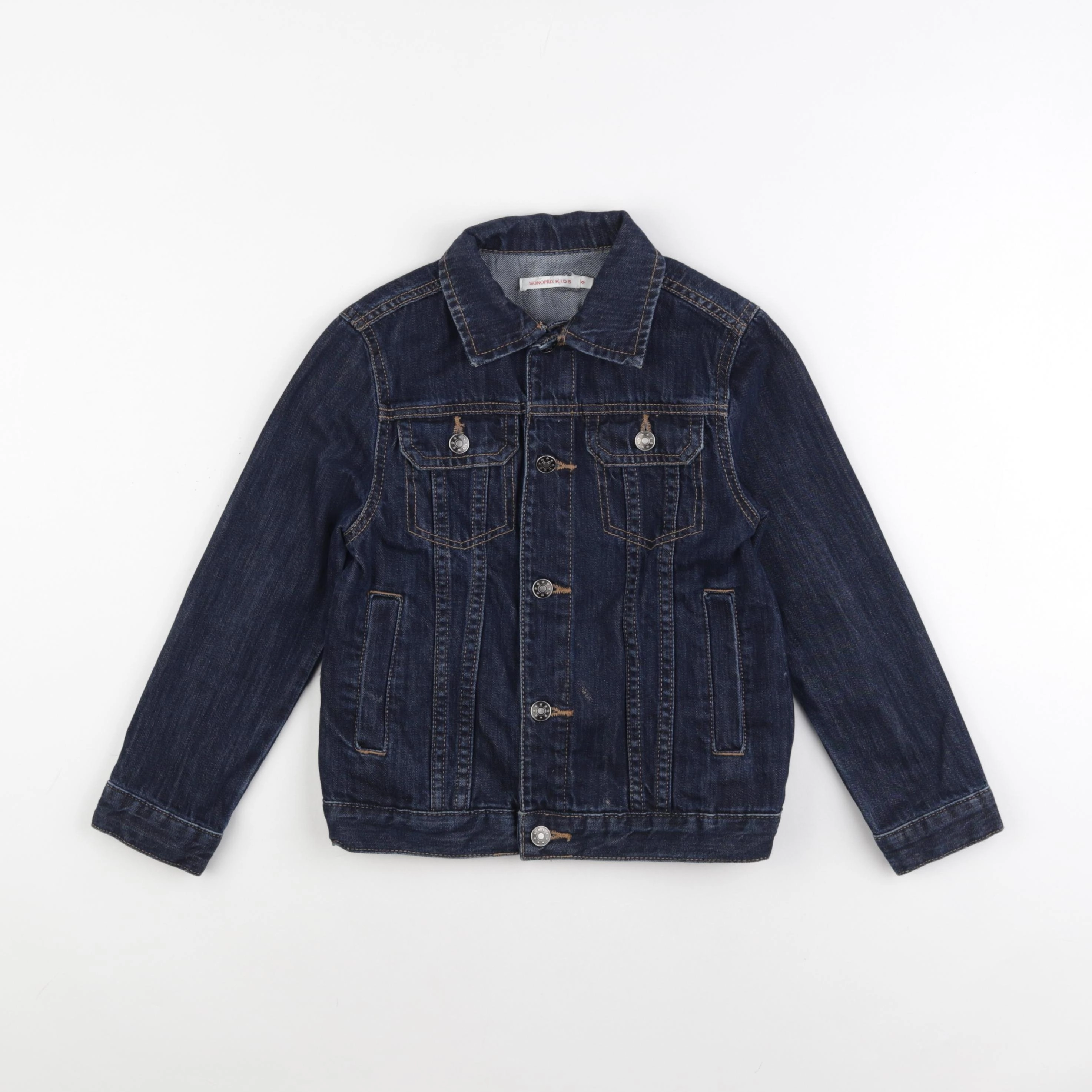 Monoprix - veste bleu - 6 ans