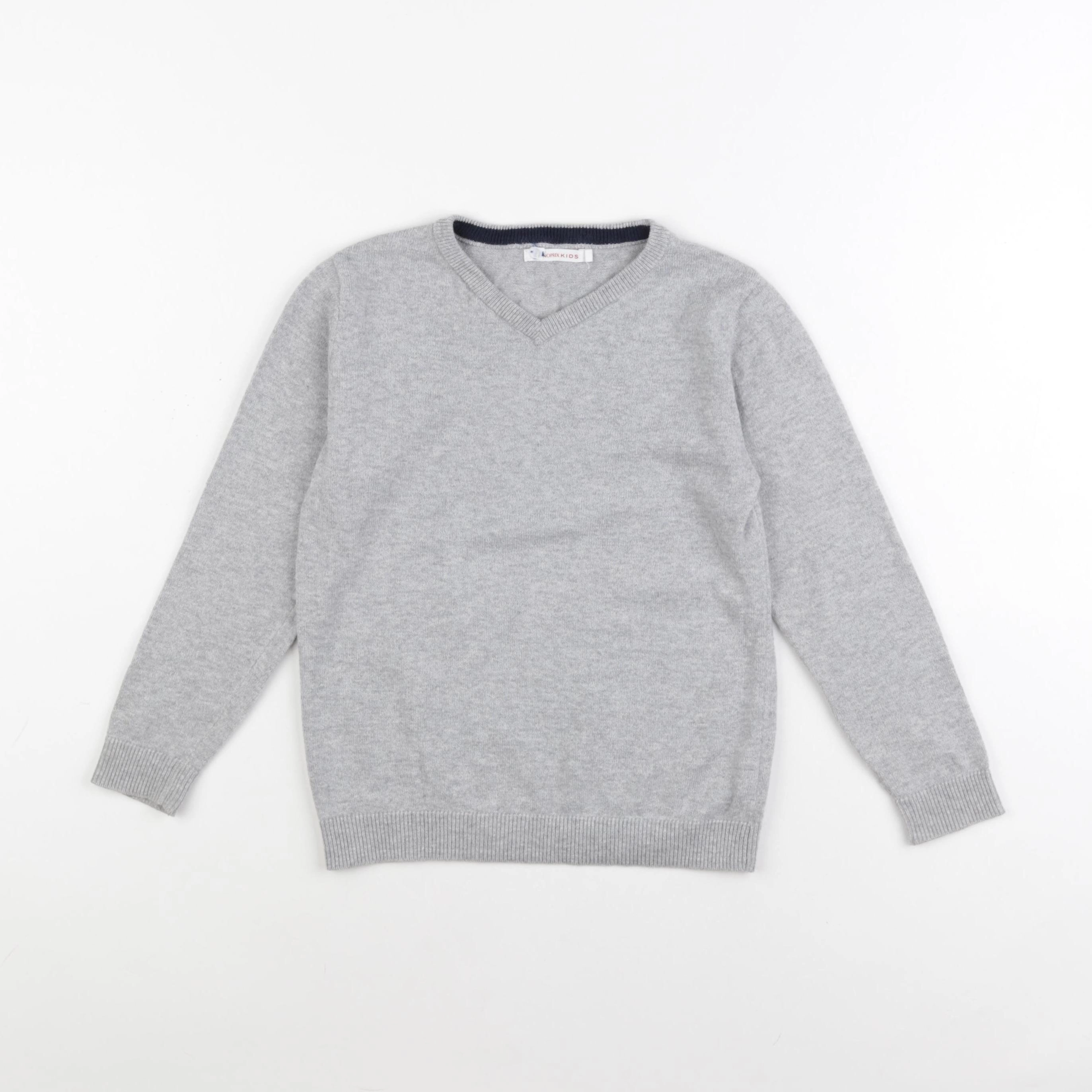 Monoprix - pull gris - 6 ans