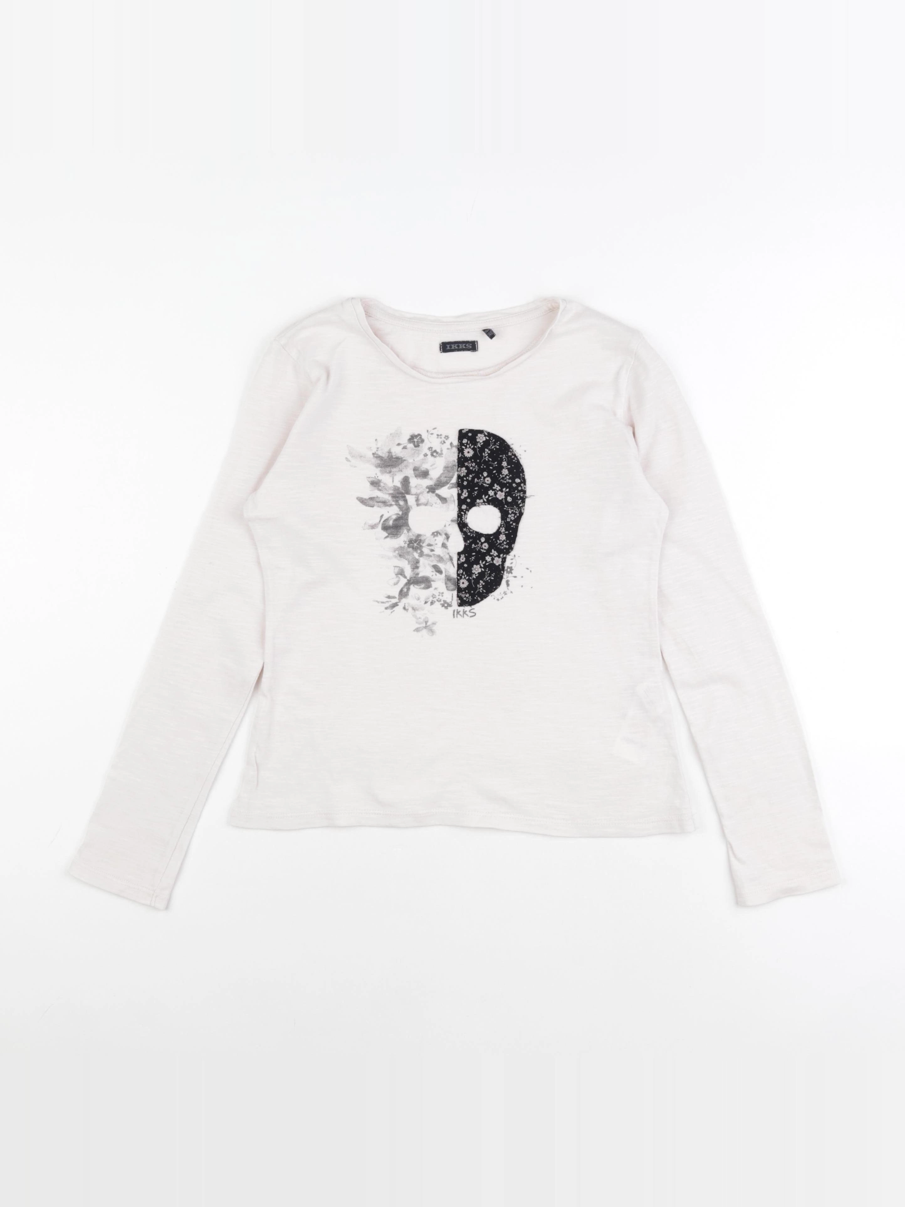 IKKS - tee-shirt blanc - 10 ans