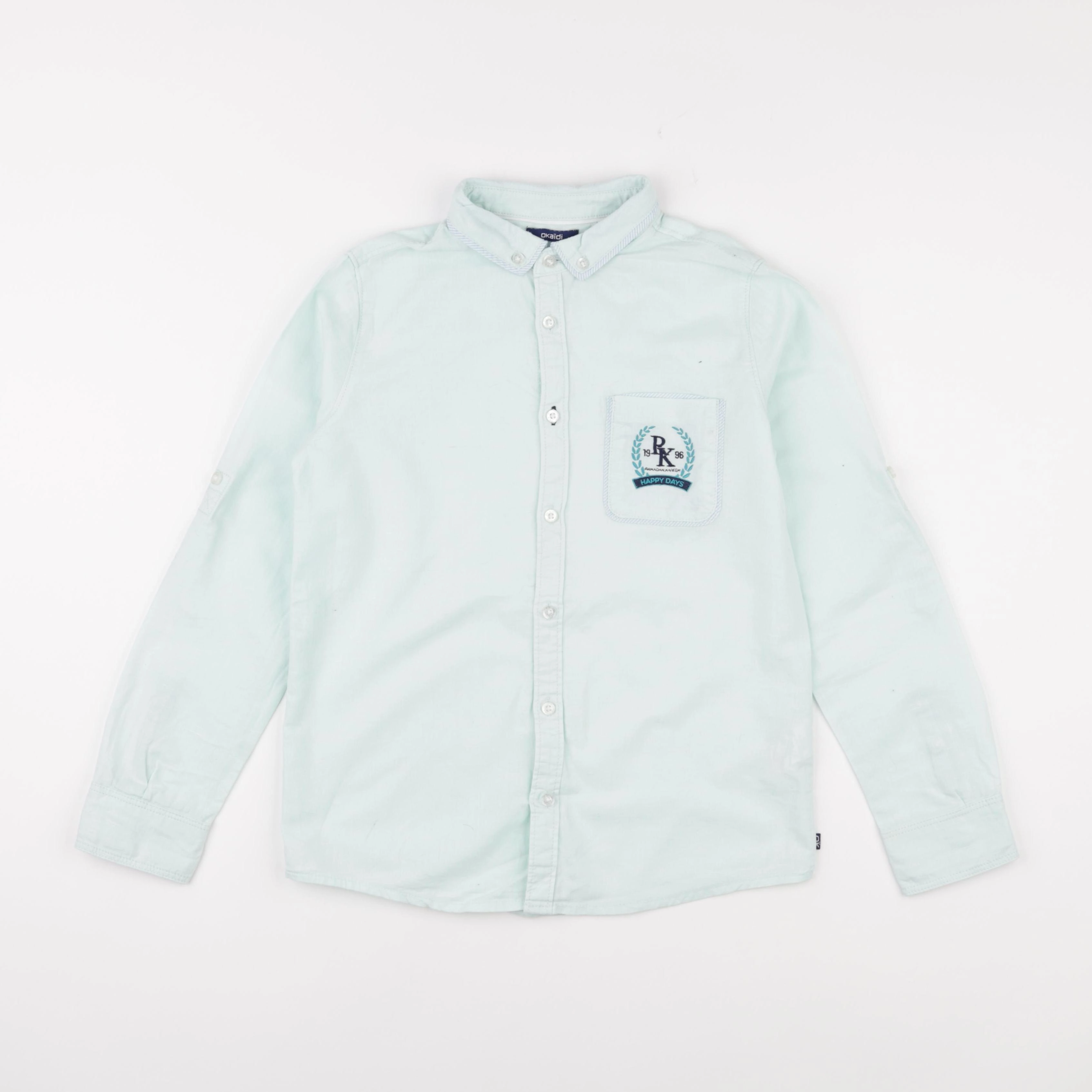 Okaidi - chemise bleu - 10 ans