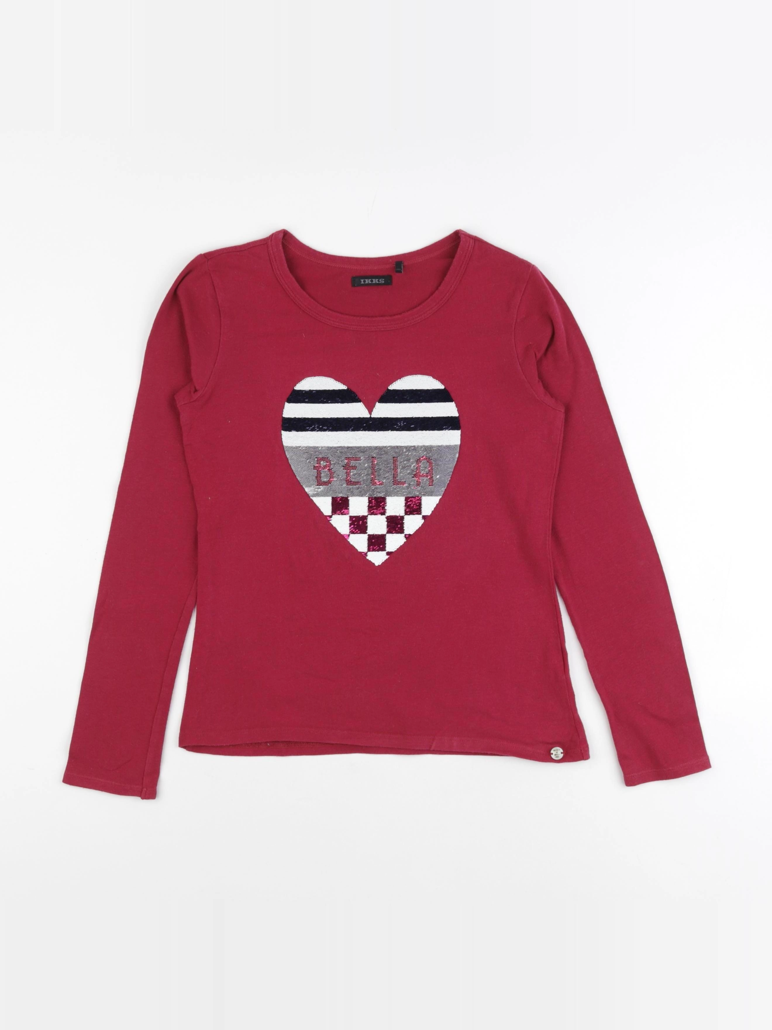 IKKS - tee-shirt rouge - 10 ans
