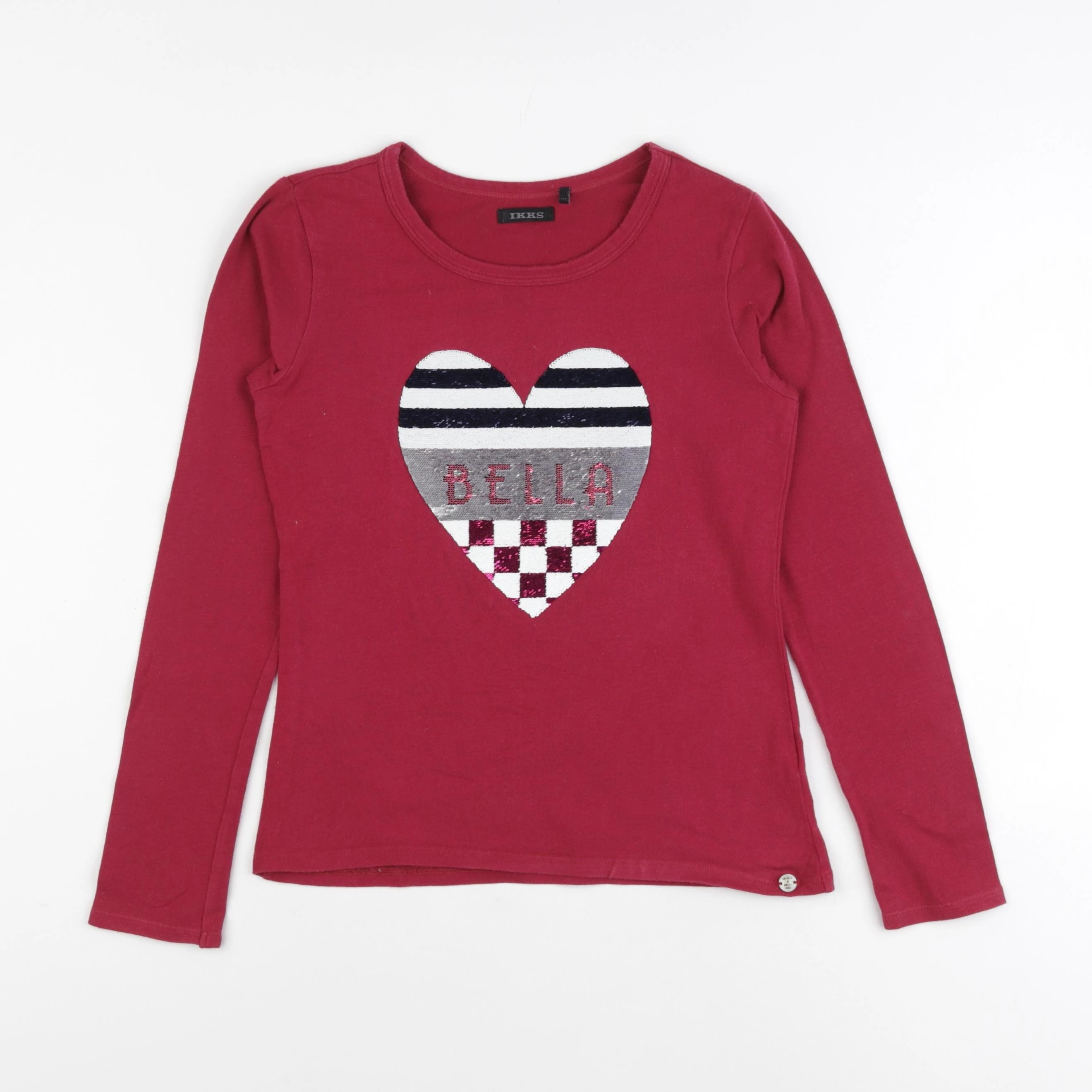 IKKS - tee-shirt rouge - 10 ans