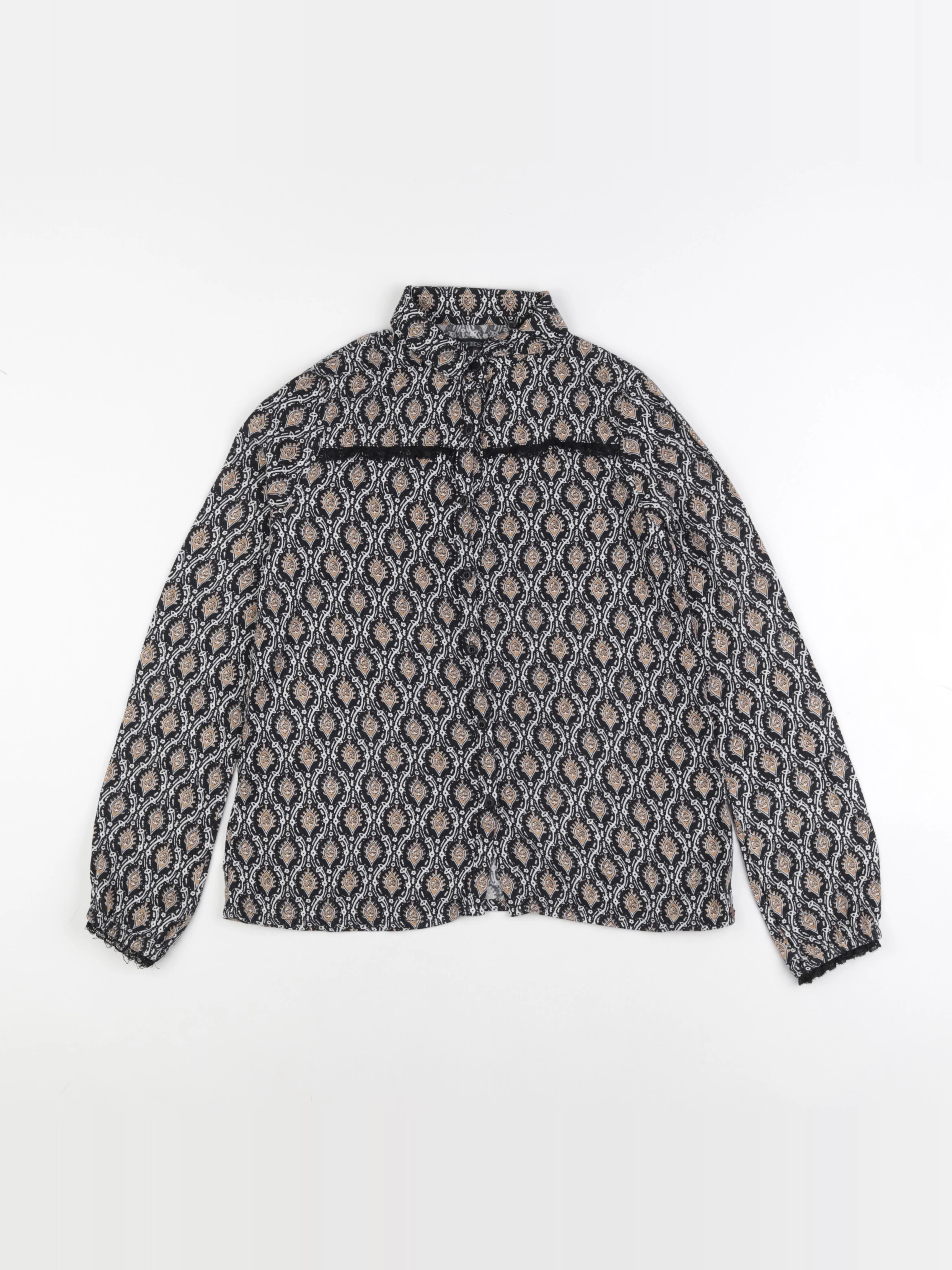 IKKS - blouse noir - 10 ans
