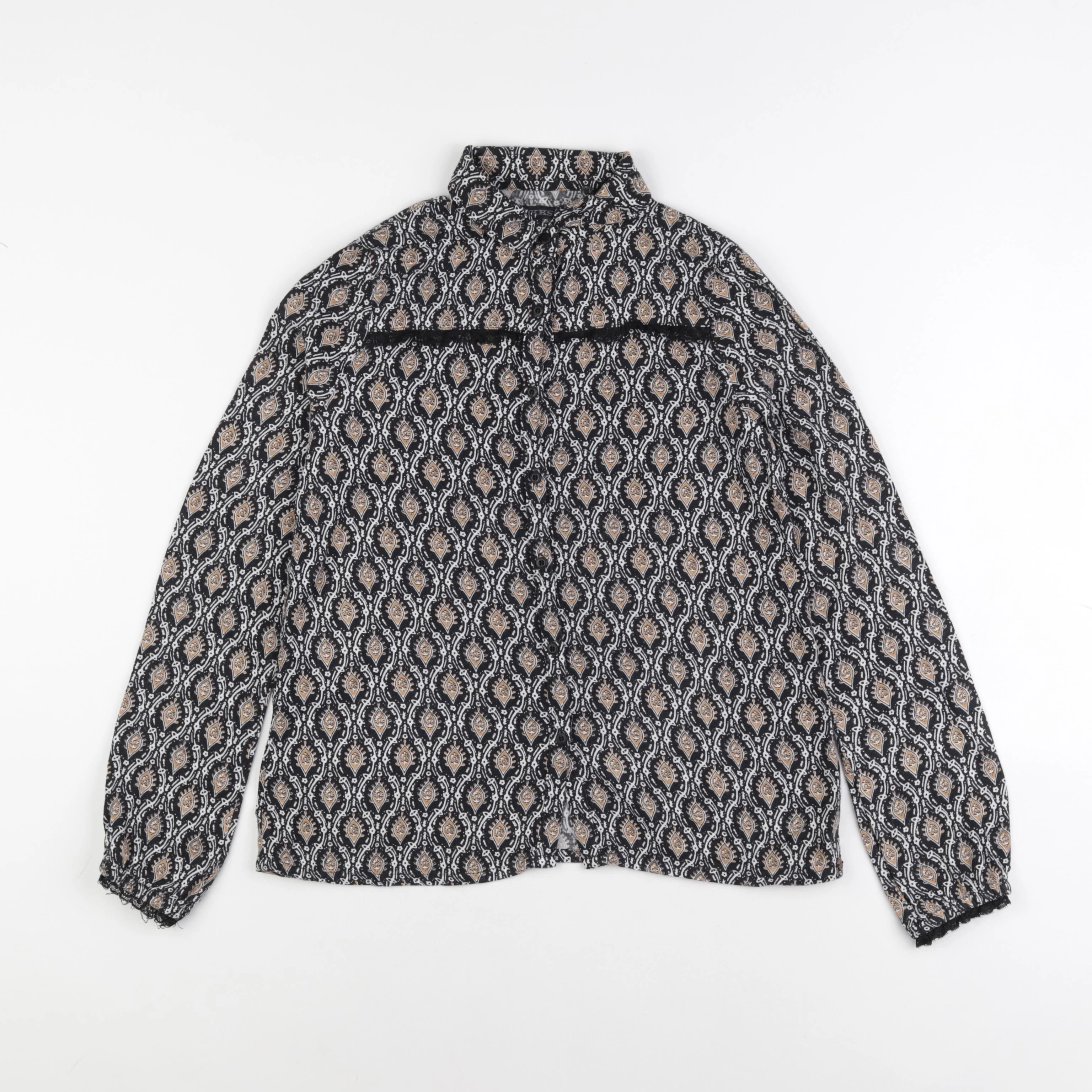 IKKS - blouse noir - 10 ans