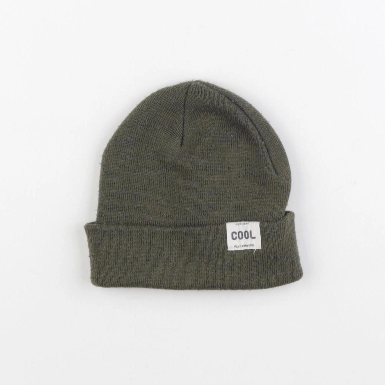 Monoprix - bonnet vert - 7/10 ans
