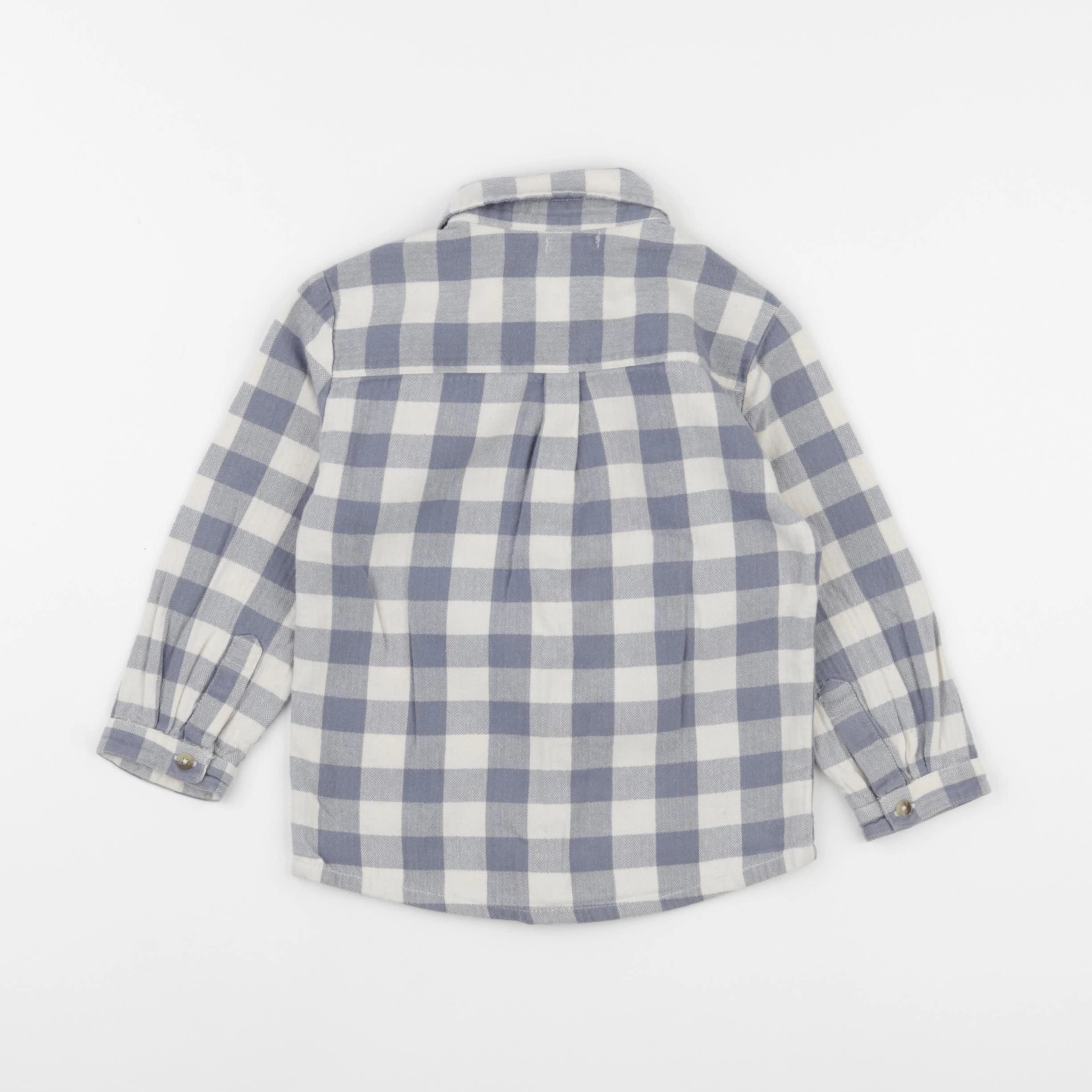 Boutchou - chemise bleu - 24 mois