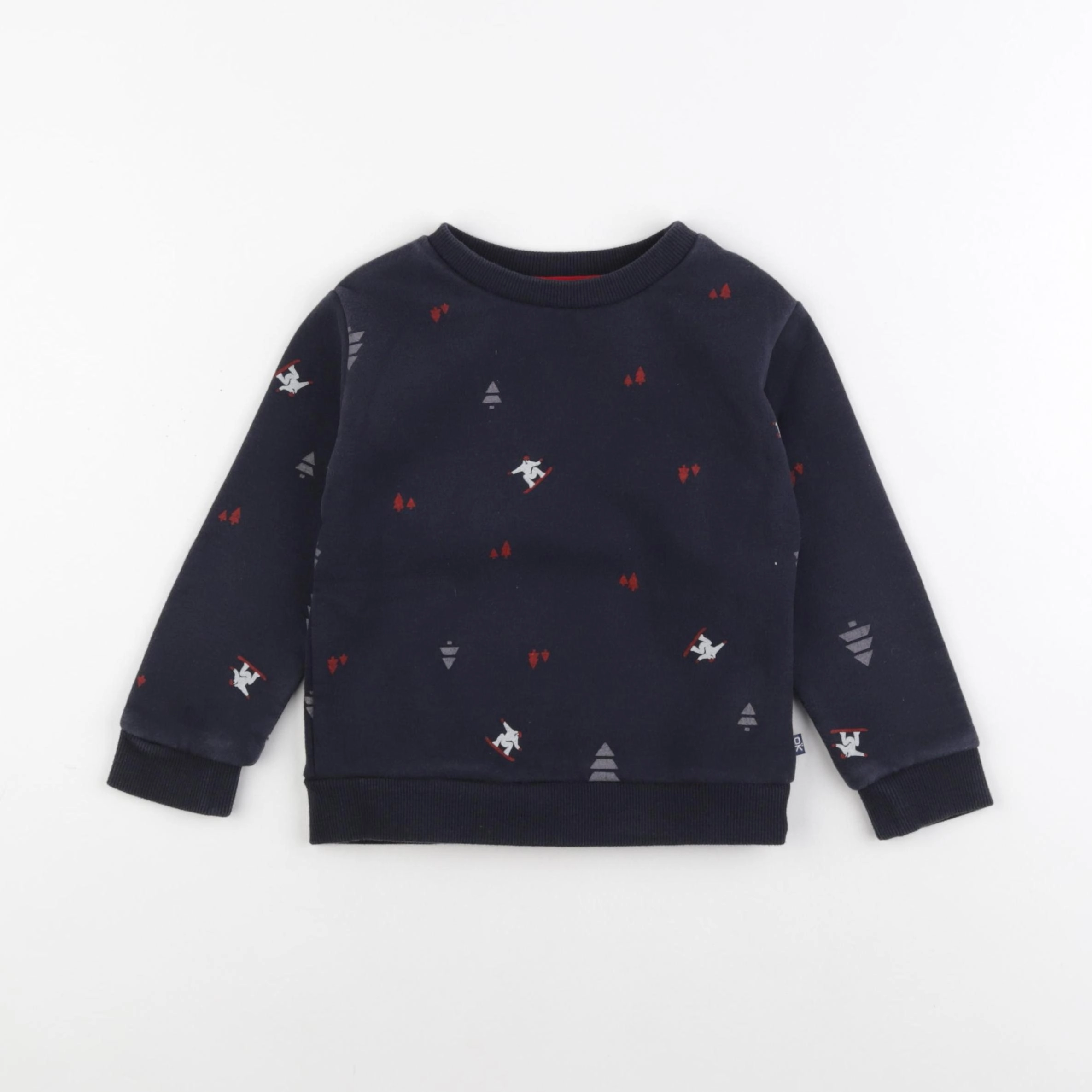 Okaidi - sweat bleu - 3 ans