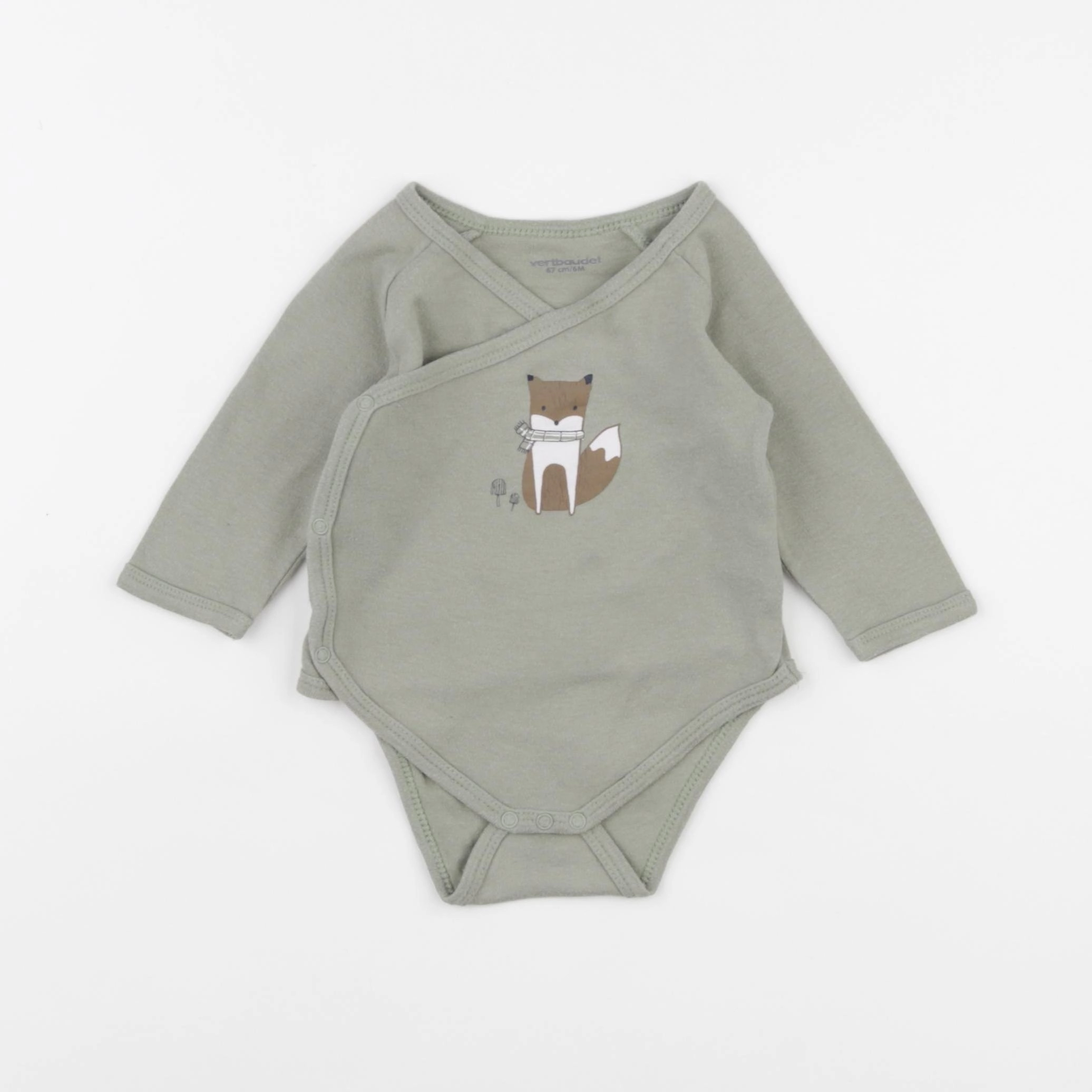 Vertbaudet - body vert - 6 mois