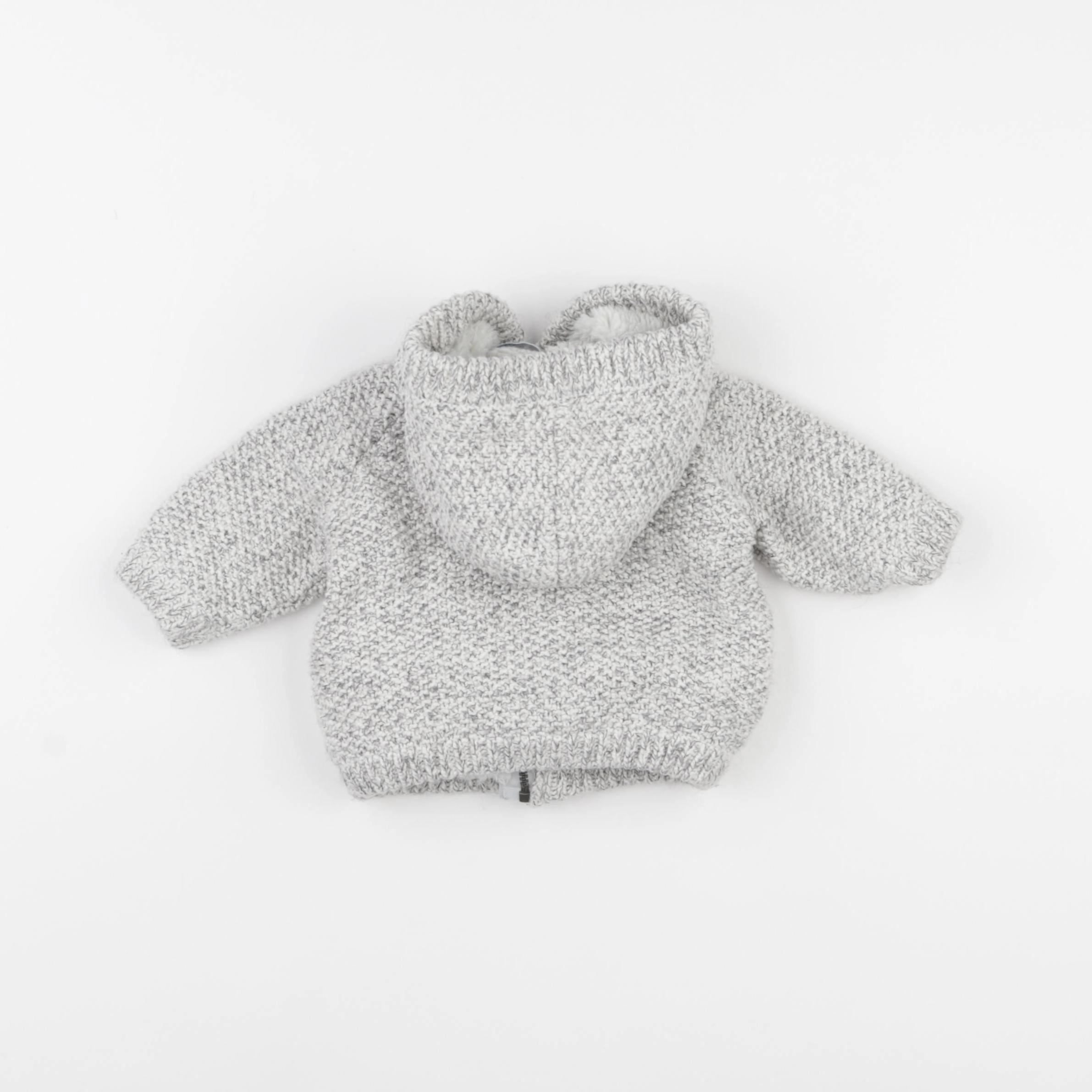 Vertbaudet - veste doublé beige - 3 mois