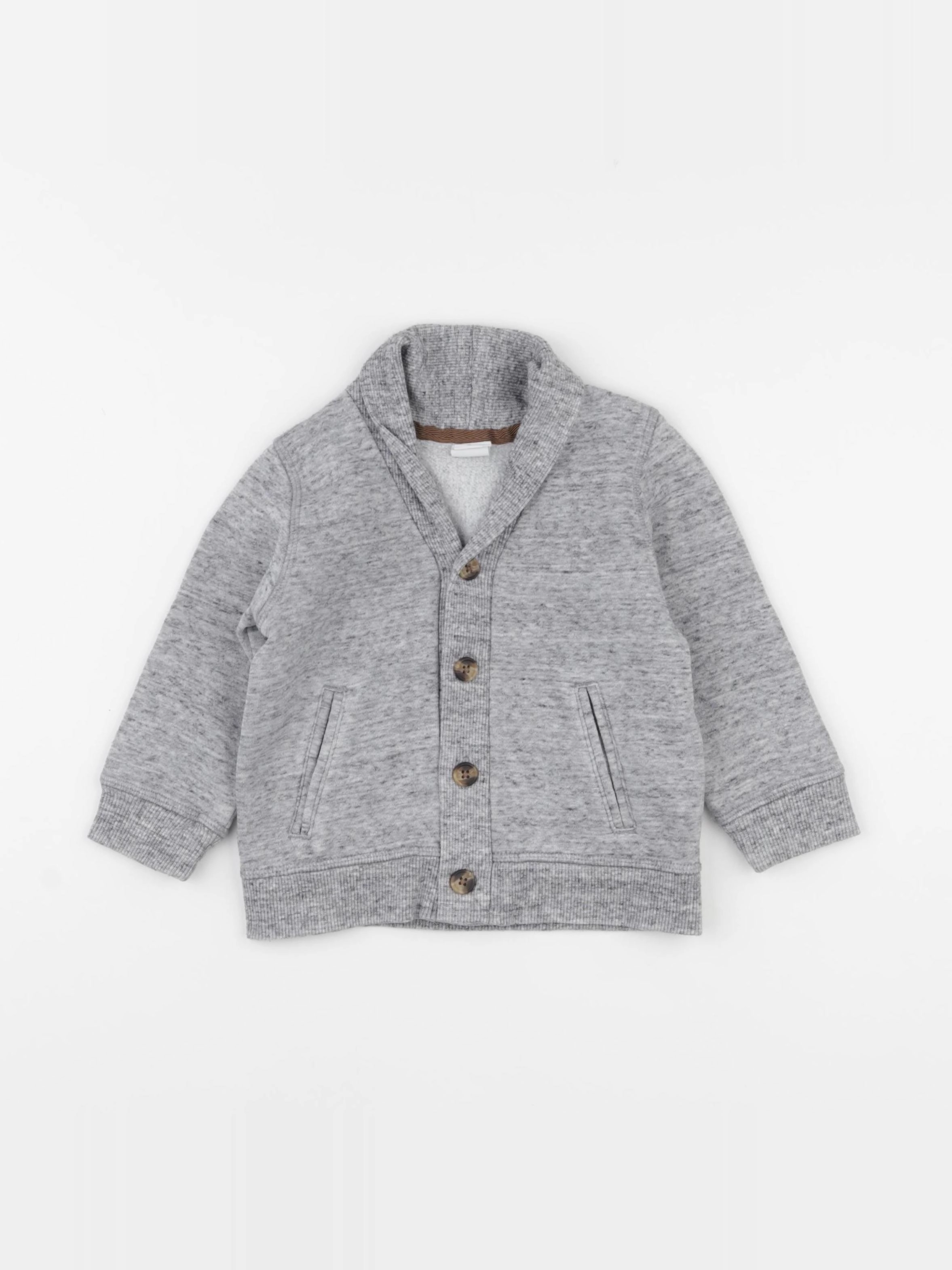 H&M - sweat gris - 12/18 mois