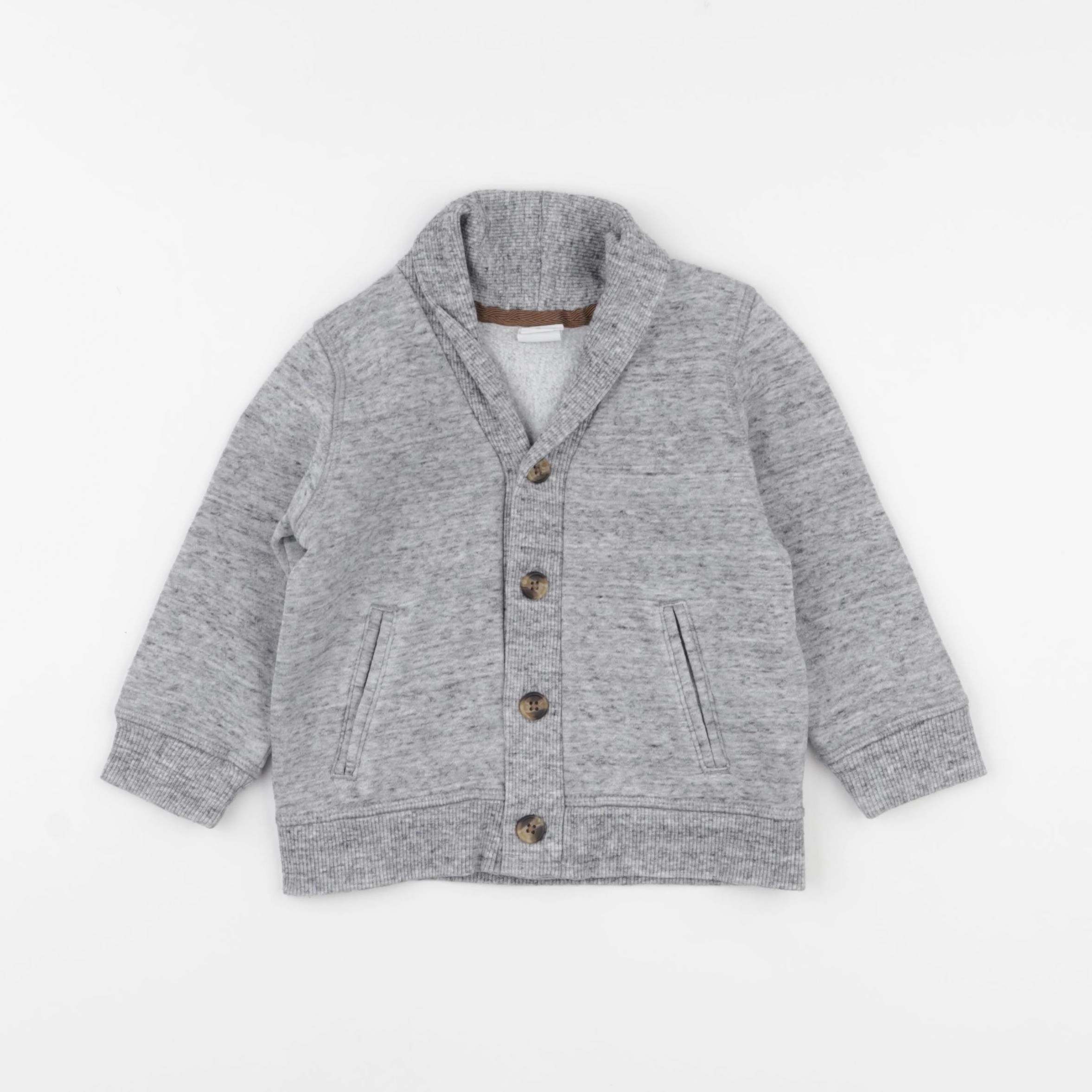 H&M - sweat gris - 12/18 mois