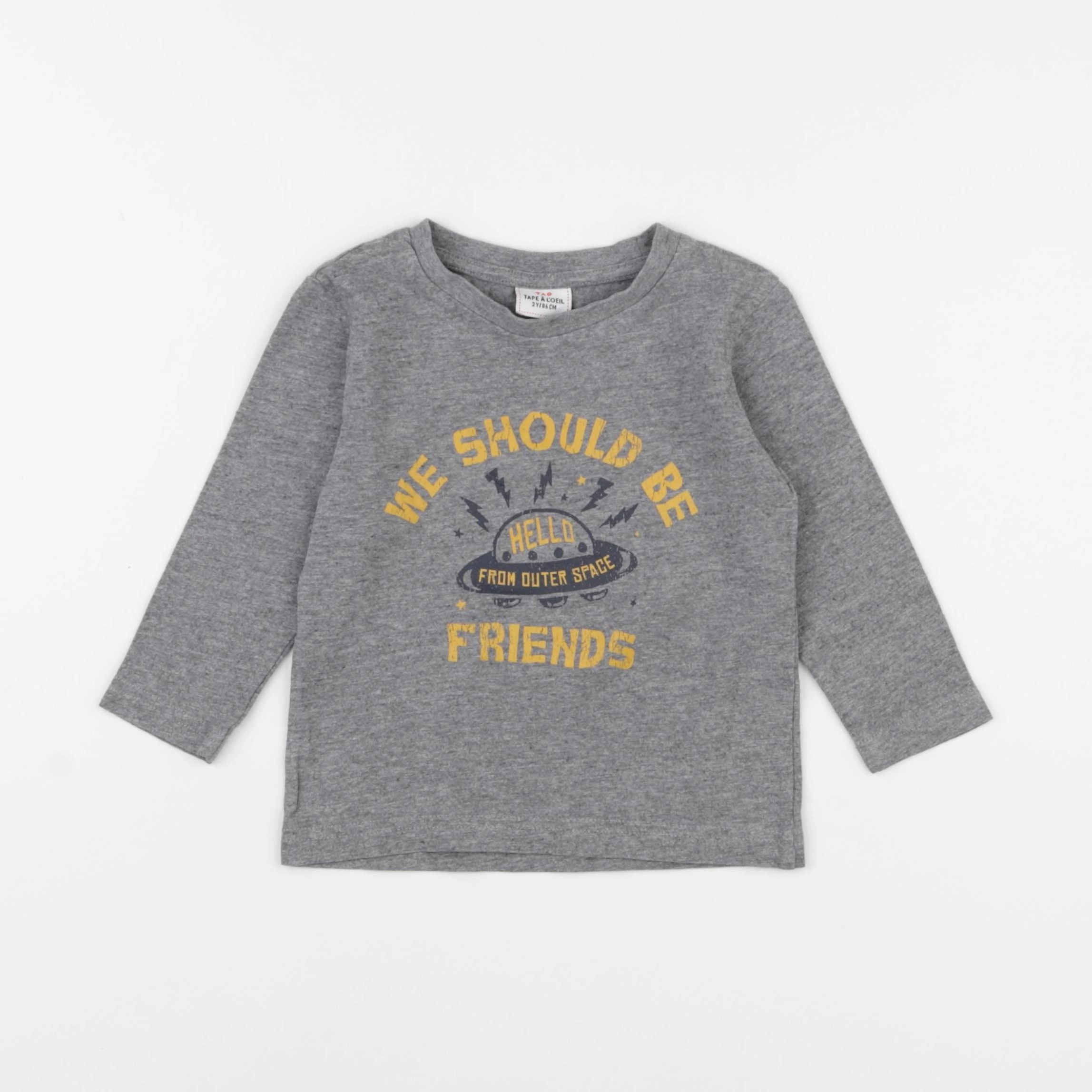Tape à l'oeil - tee-shirt gris - 2 ans