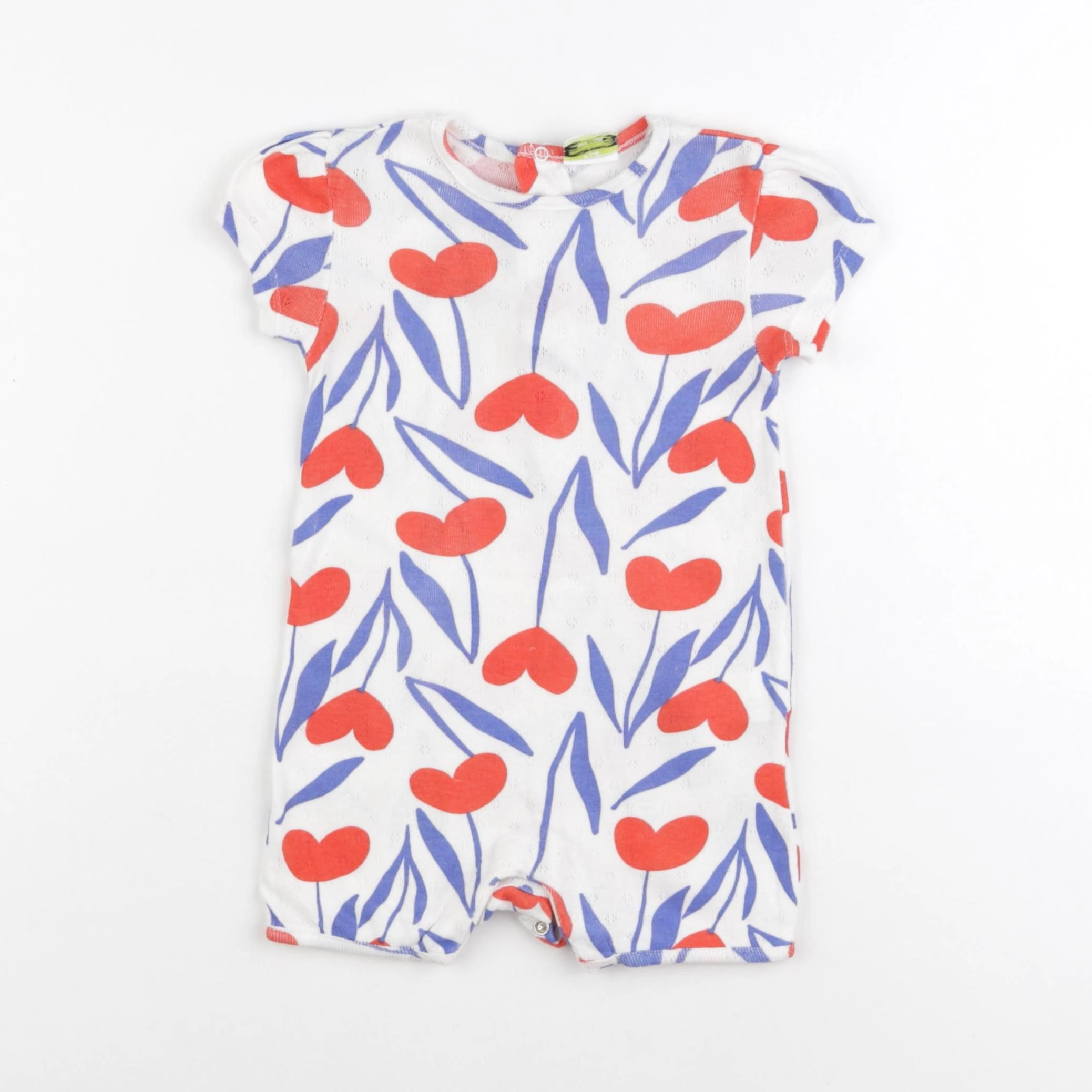 Tape à l'oeil - pyjama coton bleu, rouge - 9 mois