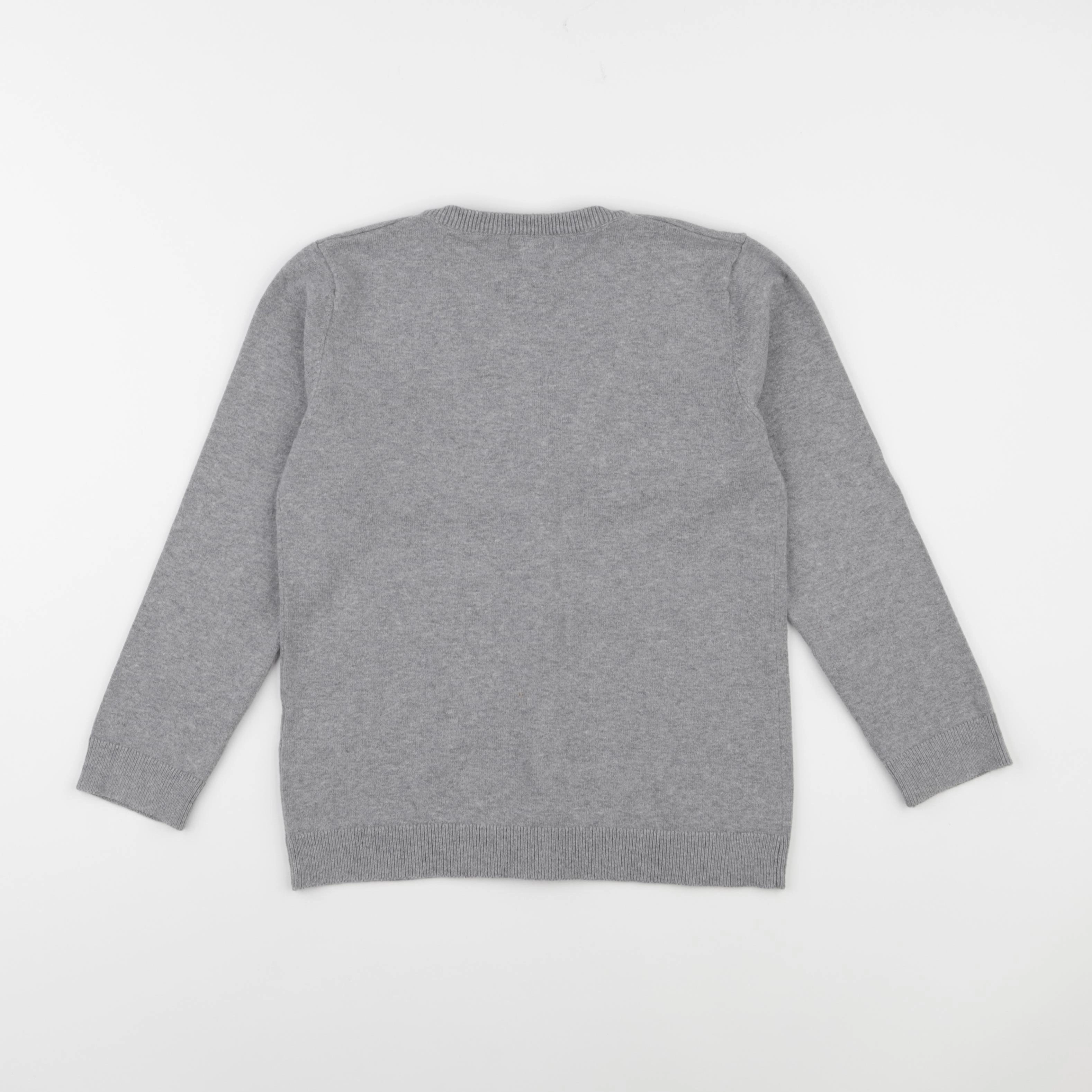 Vertbaudet - gilet gris - 8 ans