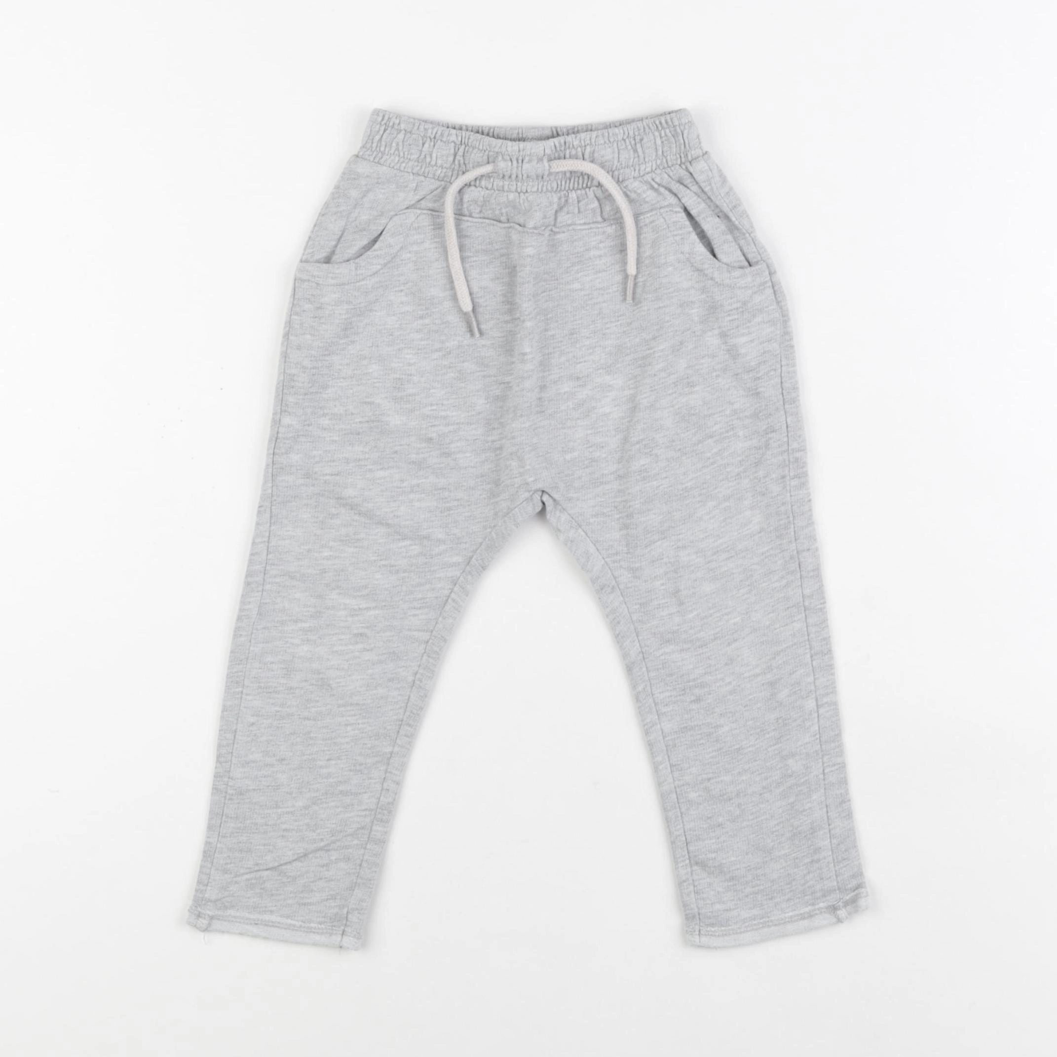 Vertbaudet - pantalon gris - 18 mois