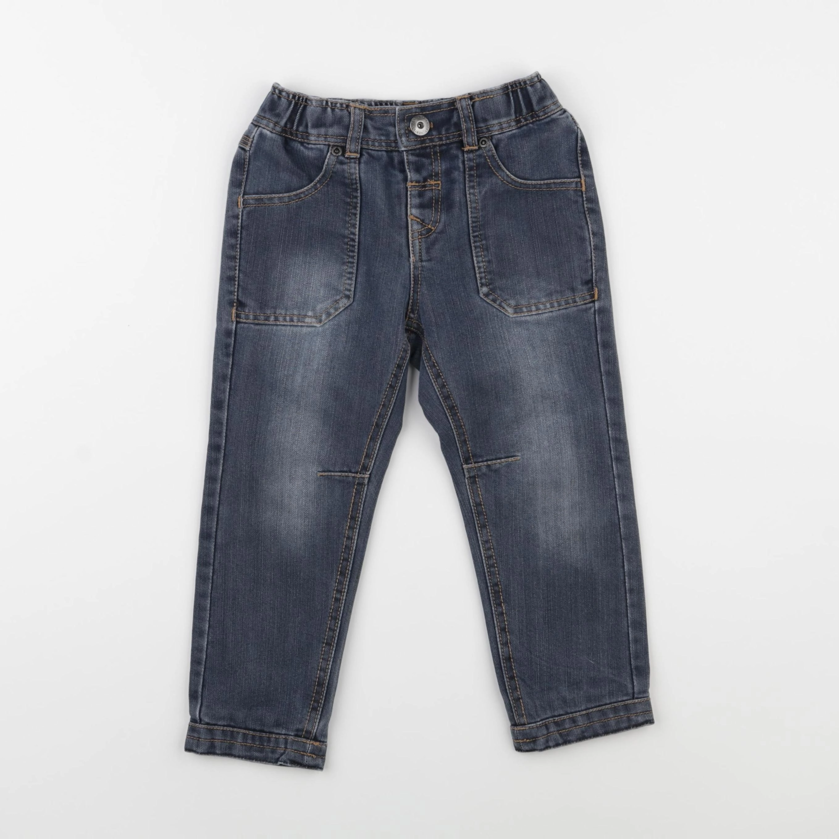 Vertbaudet - jean doublé bleu - 3 ans