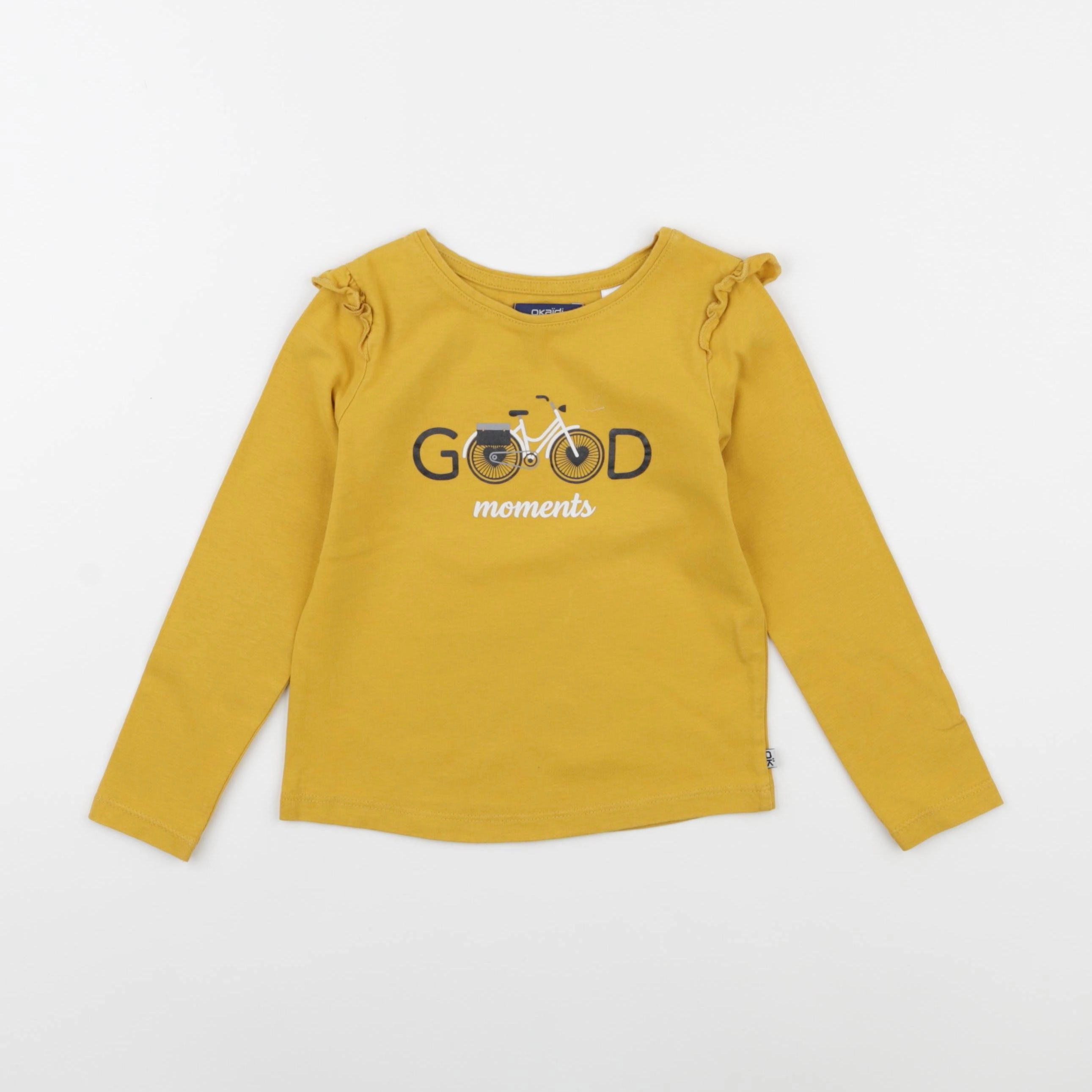 Okaidi - tee-shirt jaune - 3 ans