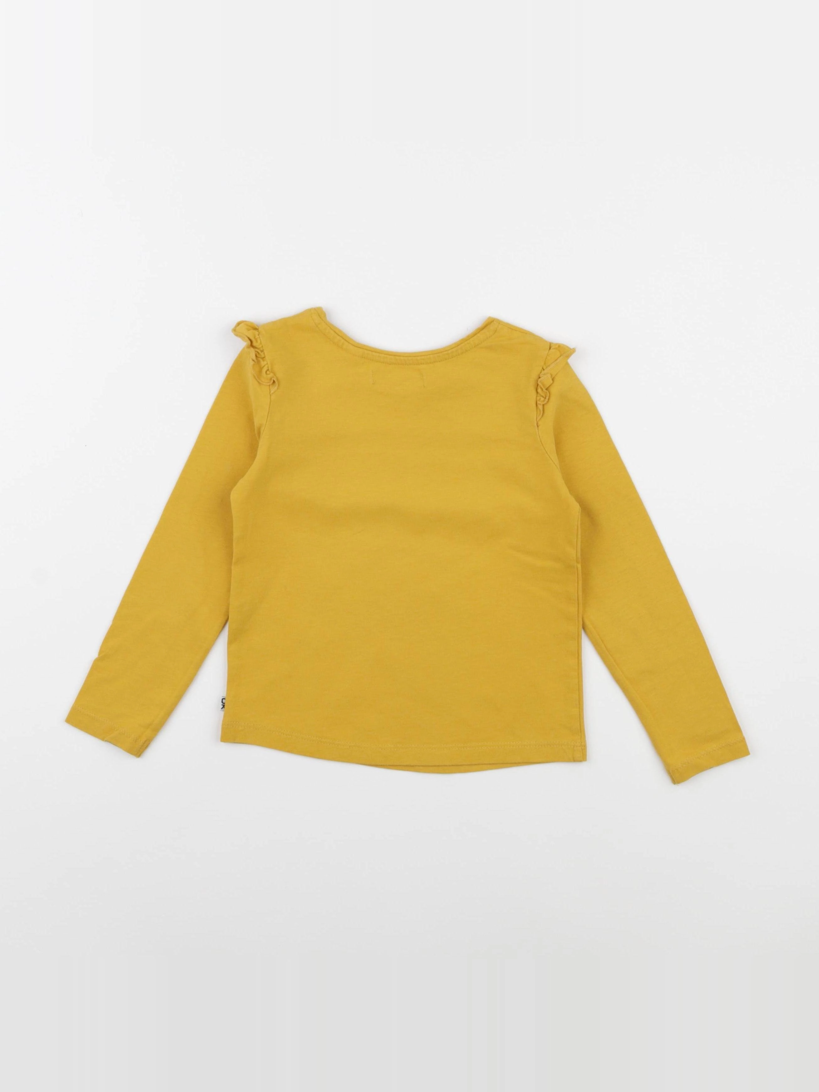 Okaidi - tee-shirt jaune - 3 ans