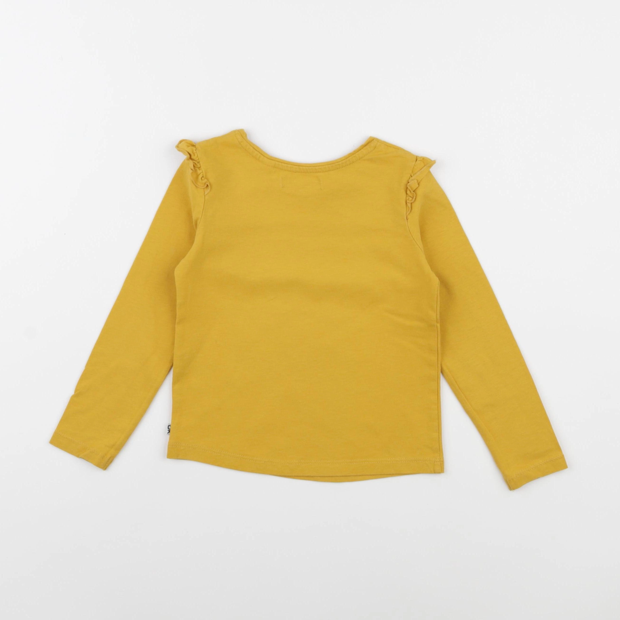 Okaidi - tee-shirt jaune - 3 ans