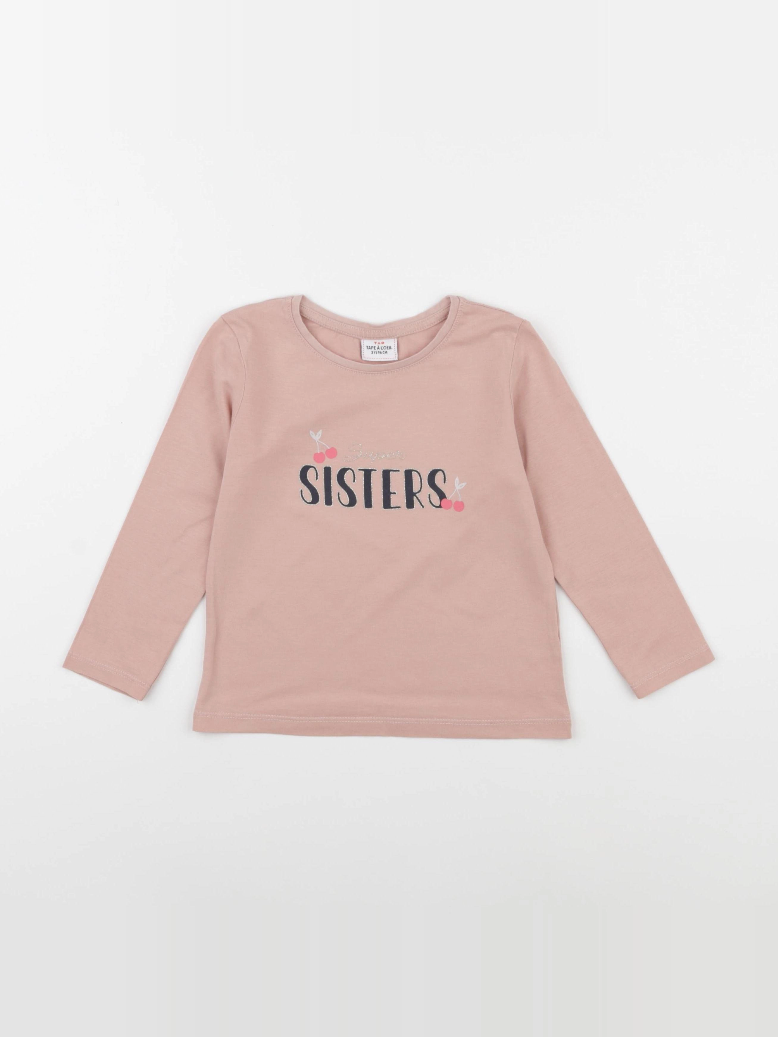 Tape à l'oeil - tee-shirt rose - 3 ans