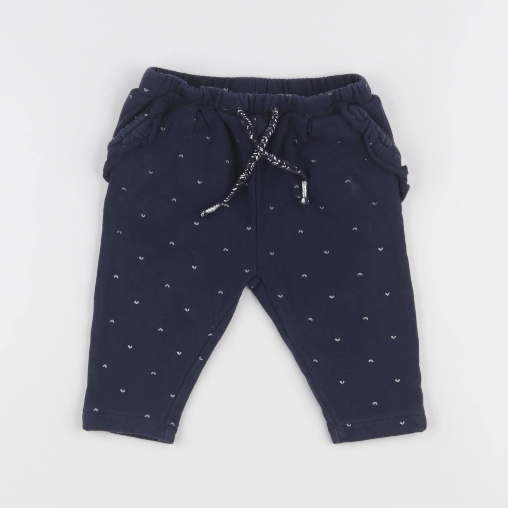 Vertbaudet - pantalon bleu - 6 mois