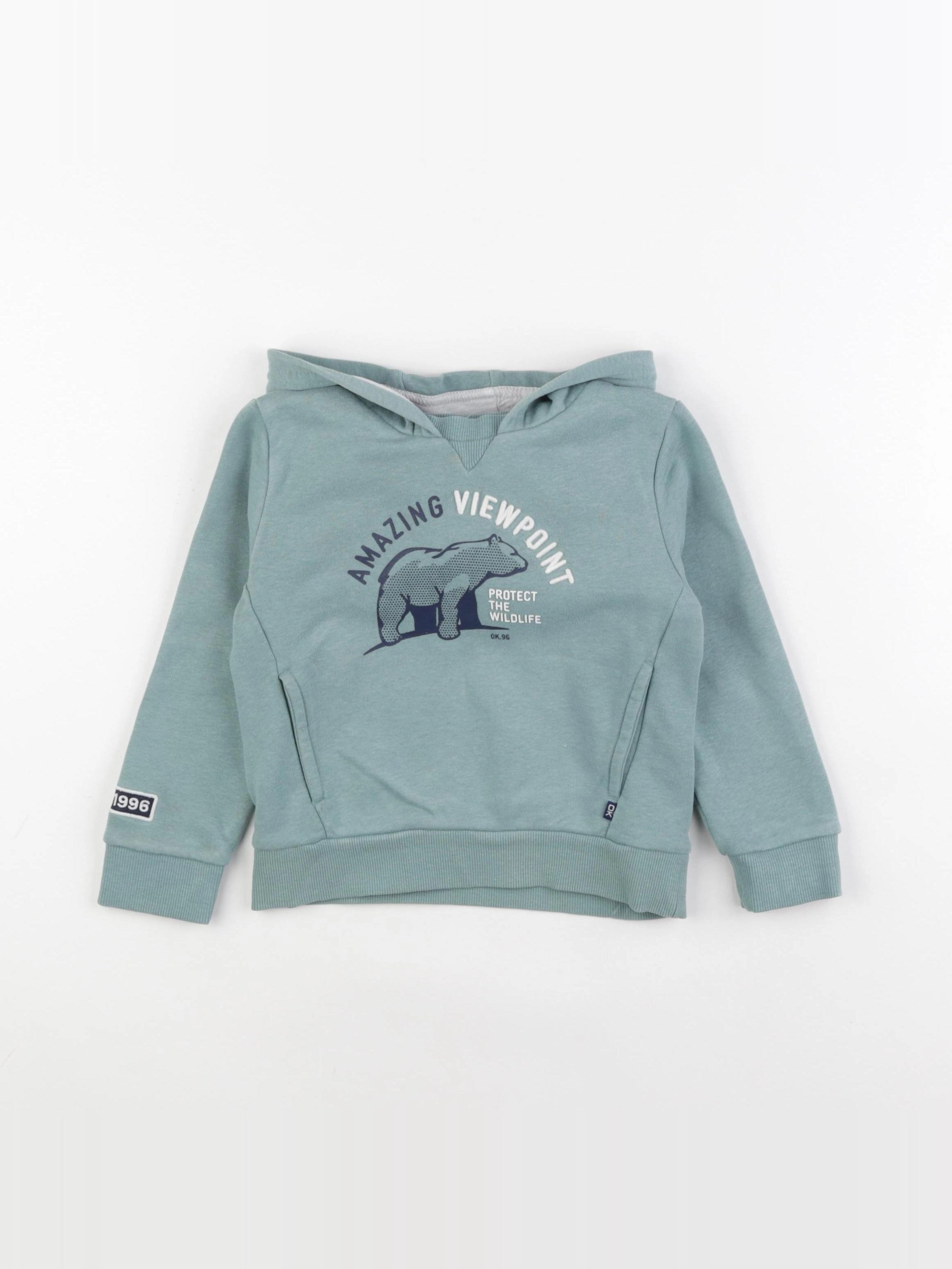 Okaidi - sweat bleu - 3 ans