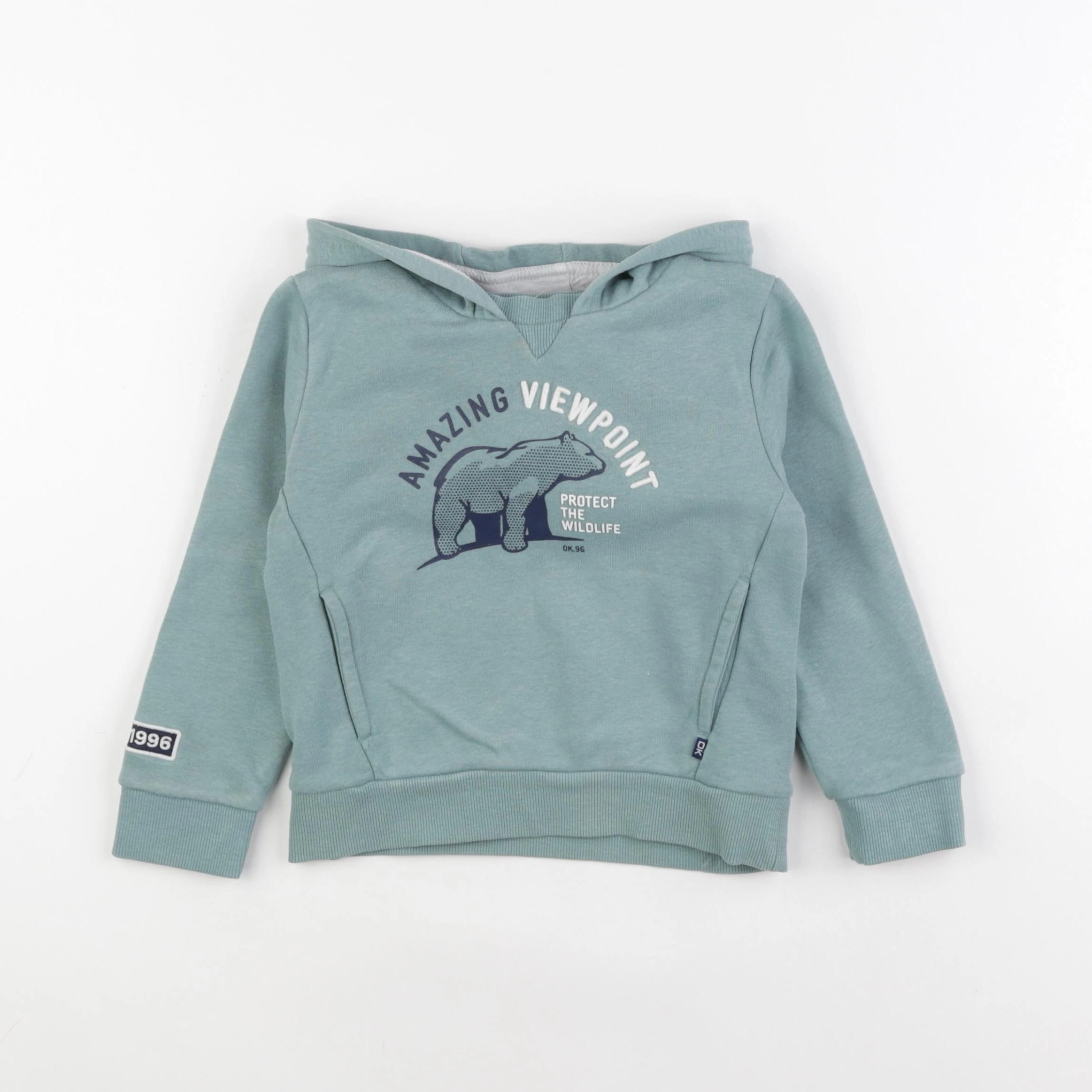 Okaidi - sweat bleu - 3 ans