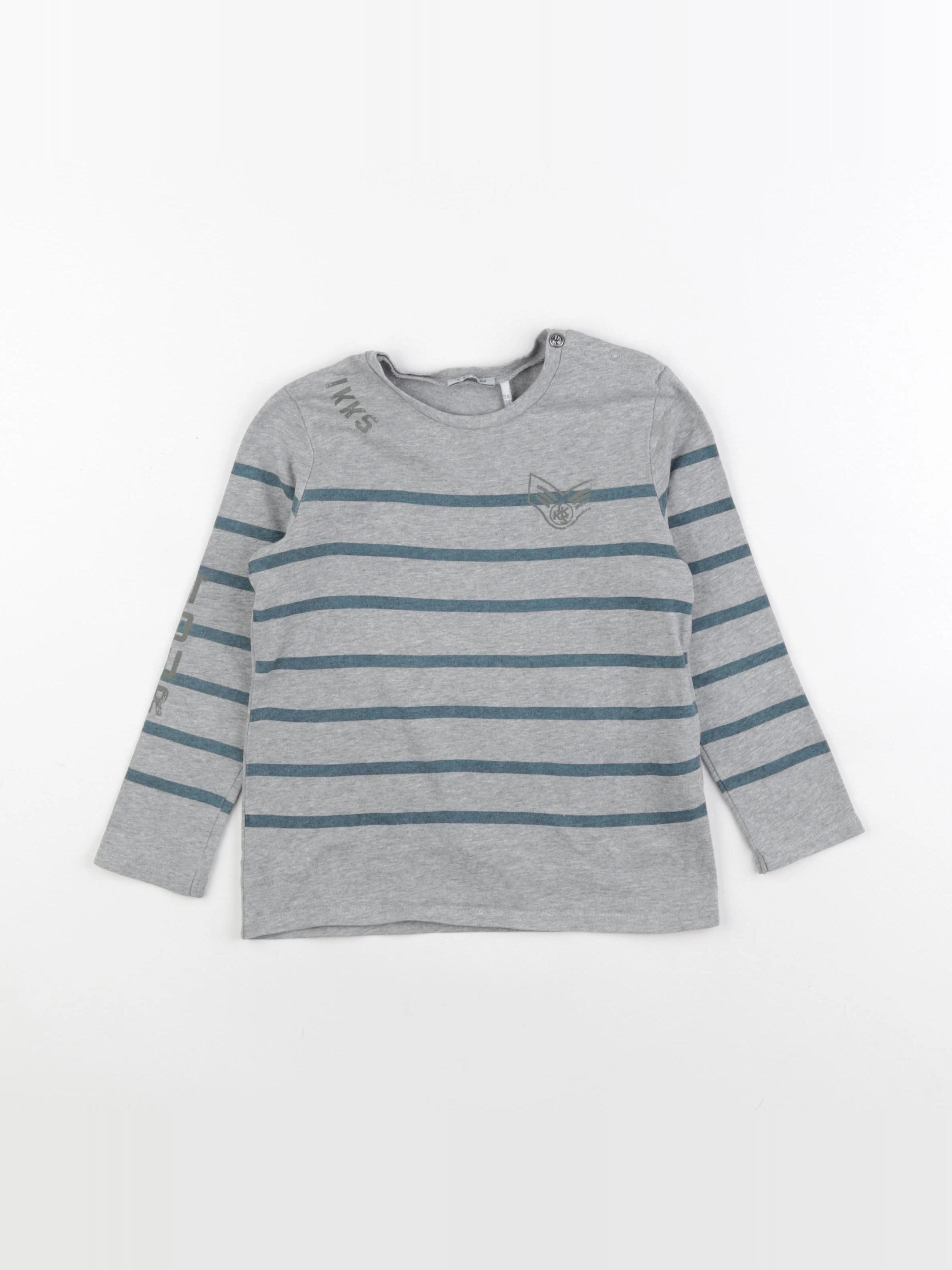 IKKS - tee-shirt gris - 3 ans