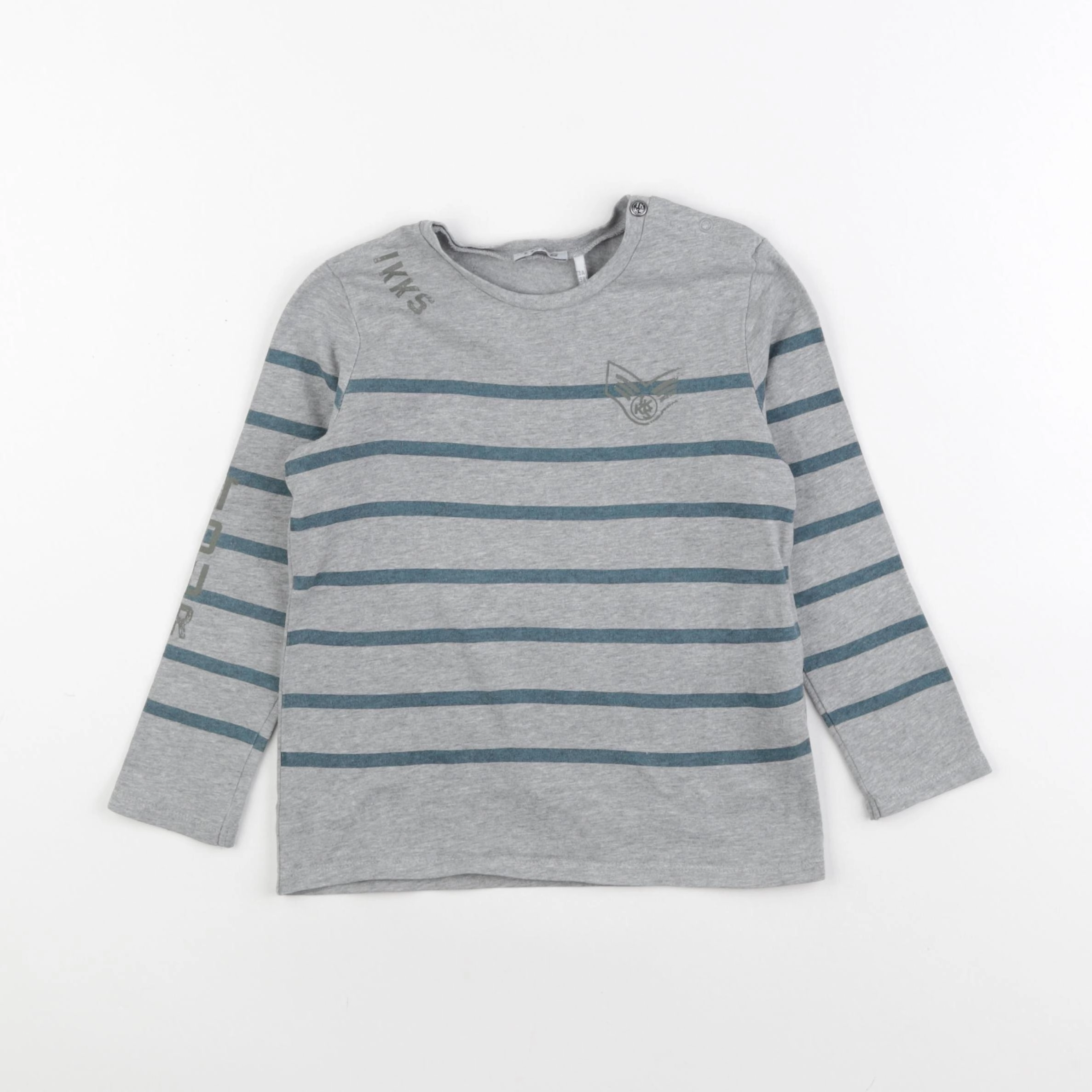IKKS - tee-shirt gris - 3 ans