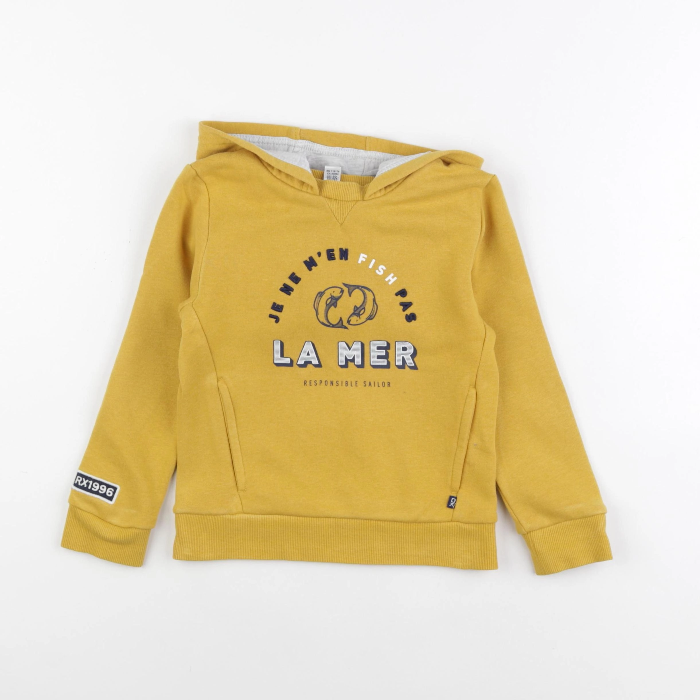 Okaidi - sweat jaune - 4 ans