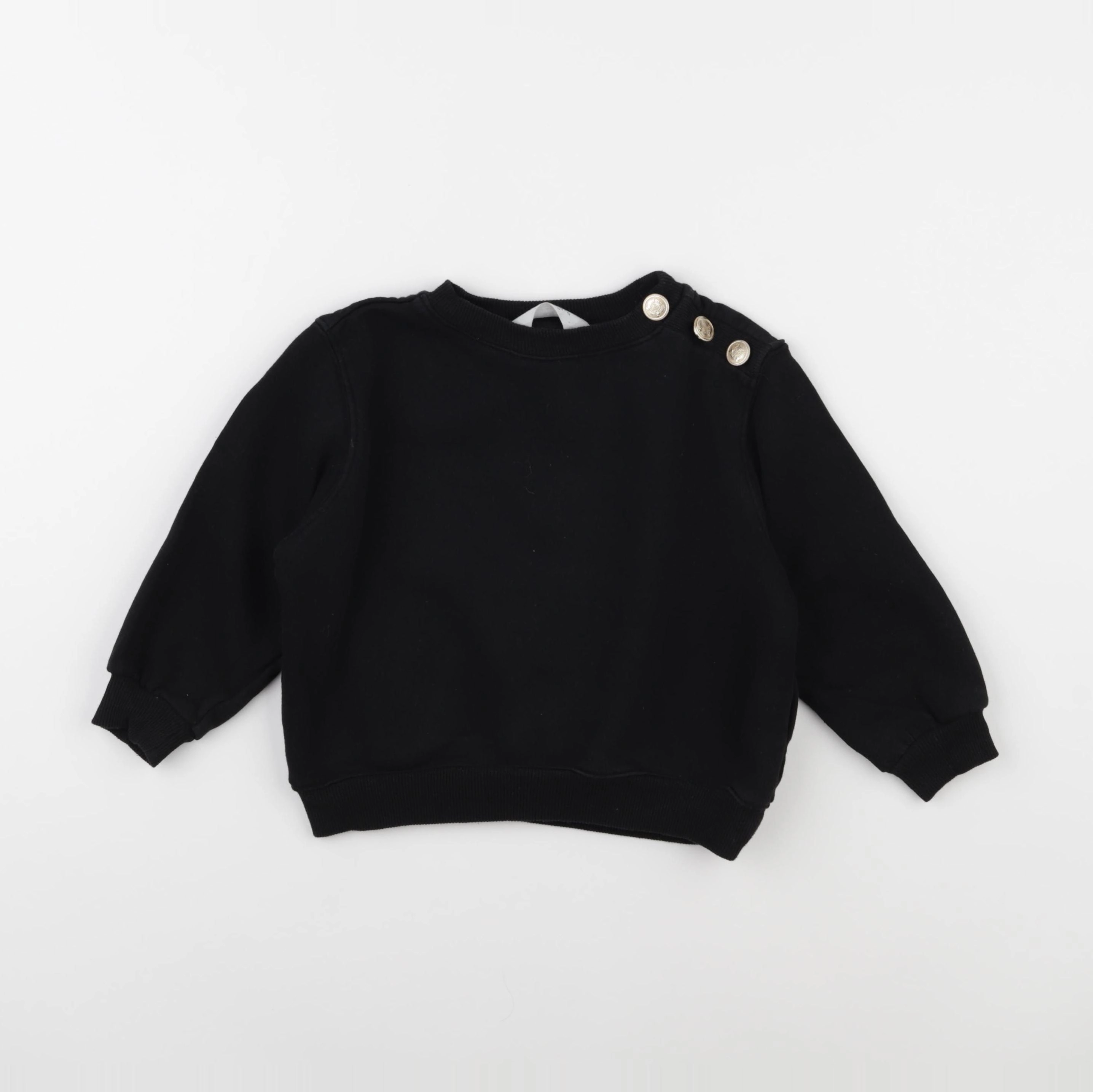 H&M - sweat noir - 3/4 ans