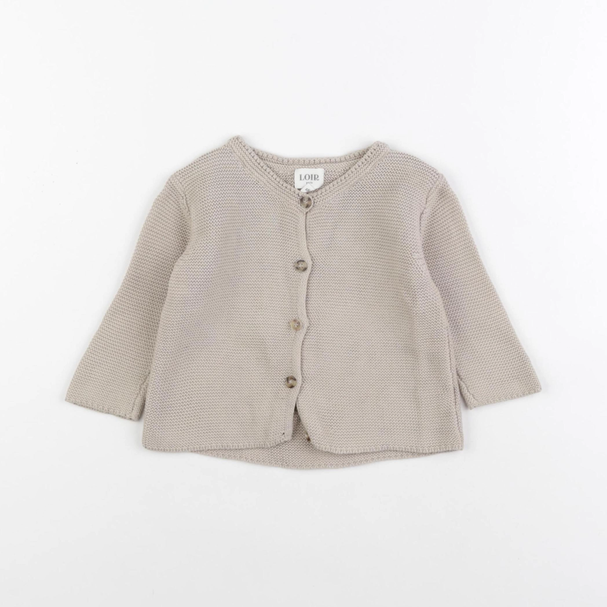 Loir Paris - gilet marron - 18 mois