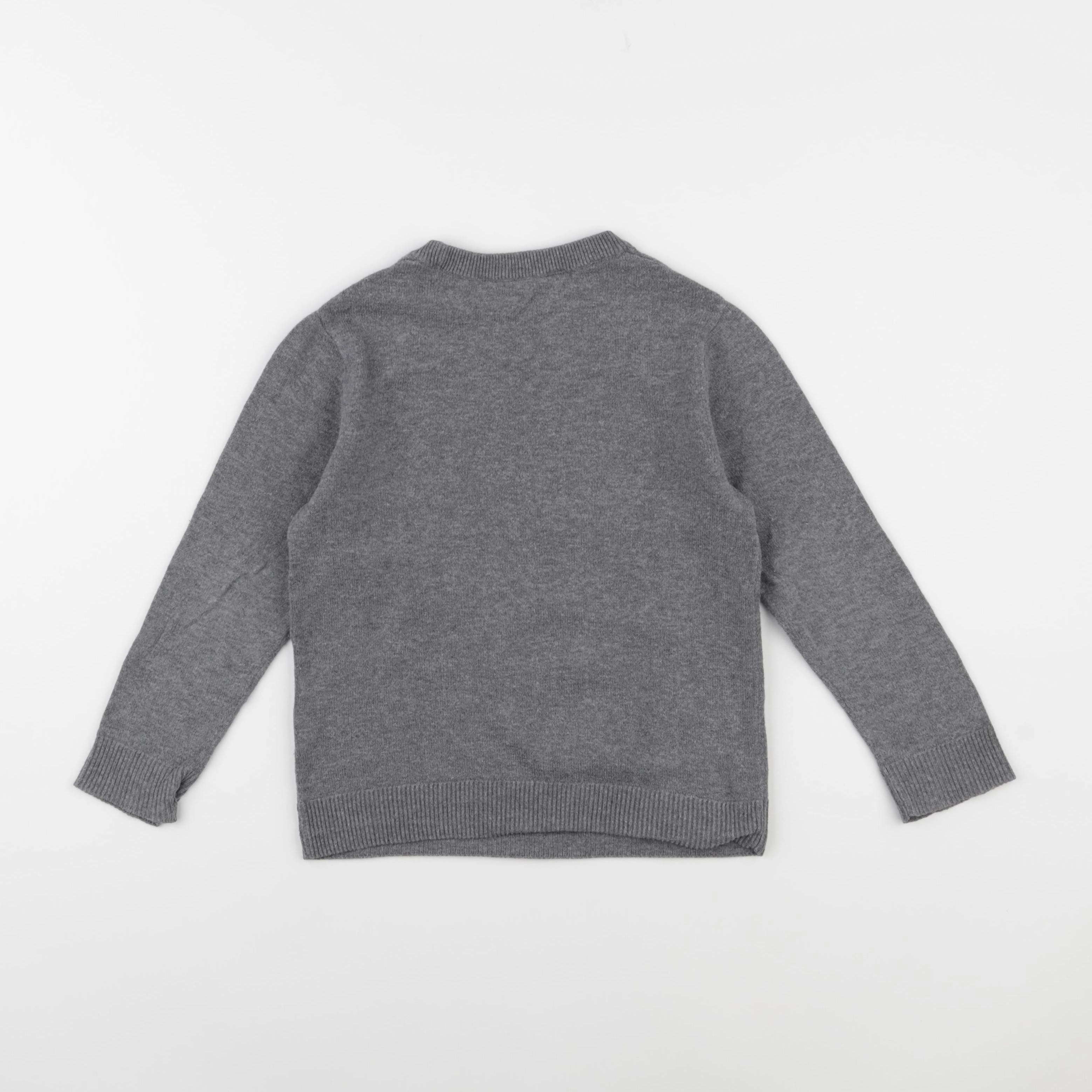 H&M - pull gris - 5/6 ans